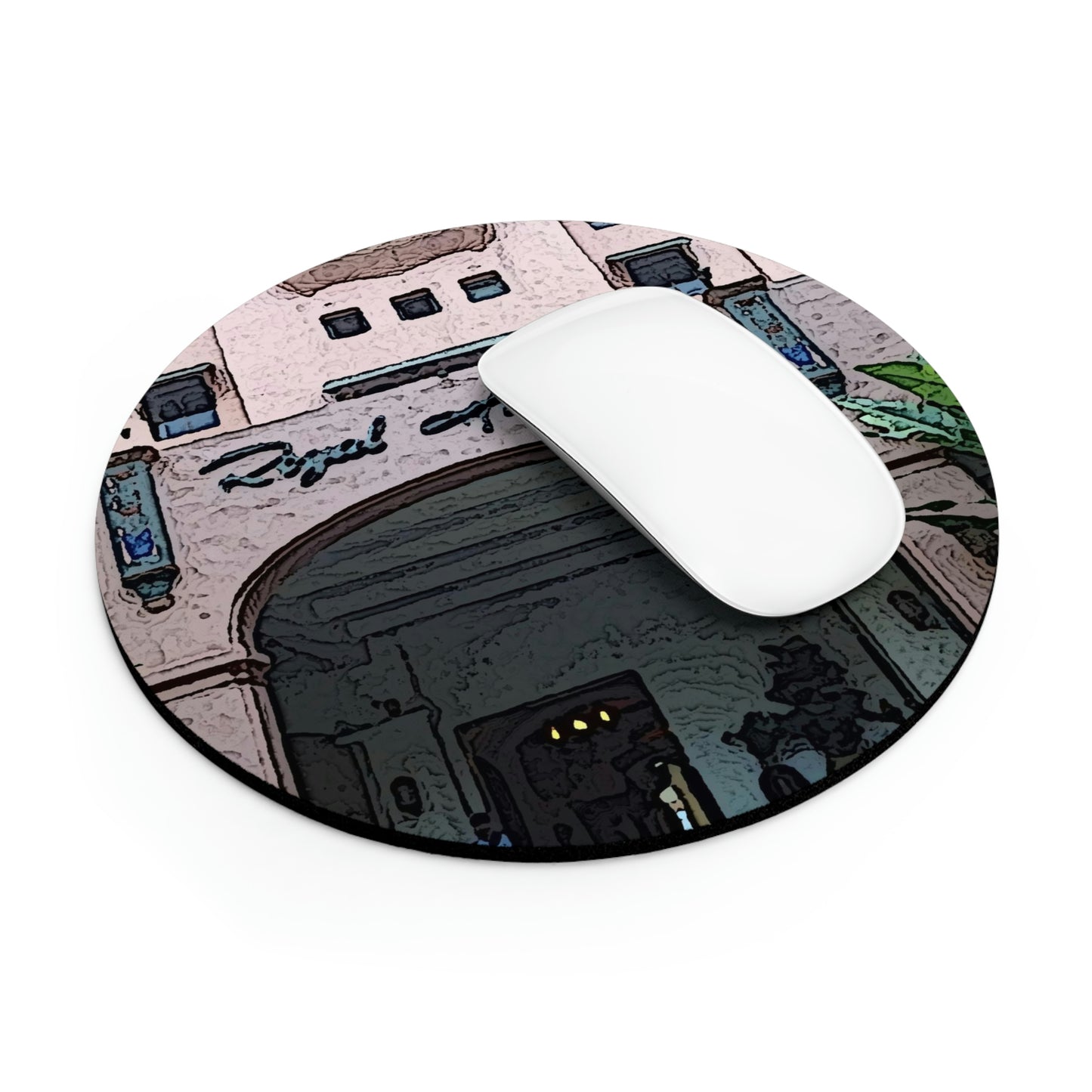 Mouse Pad ..."La Grande Entree" At: 'The Pink Palace' ... The Royal Hawai'ian ... Honolulu, HI ... '27Oct2014' ... Original Works ...