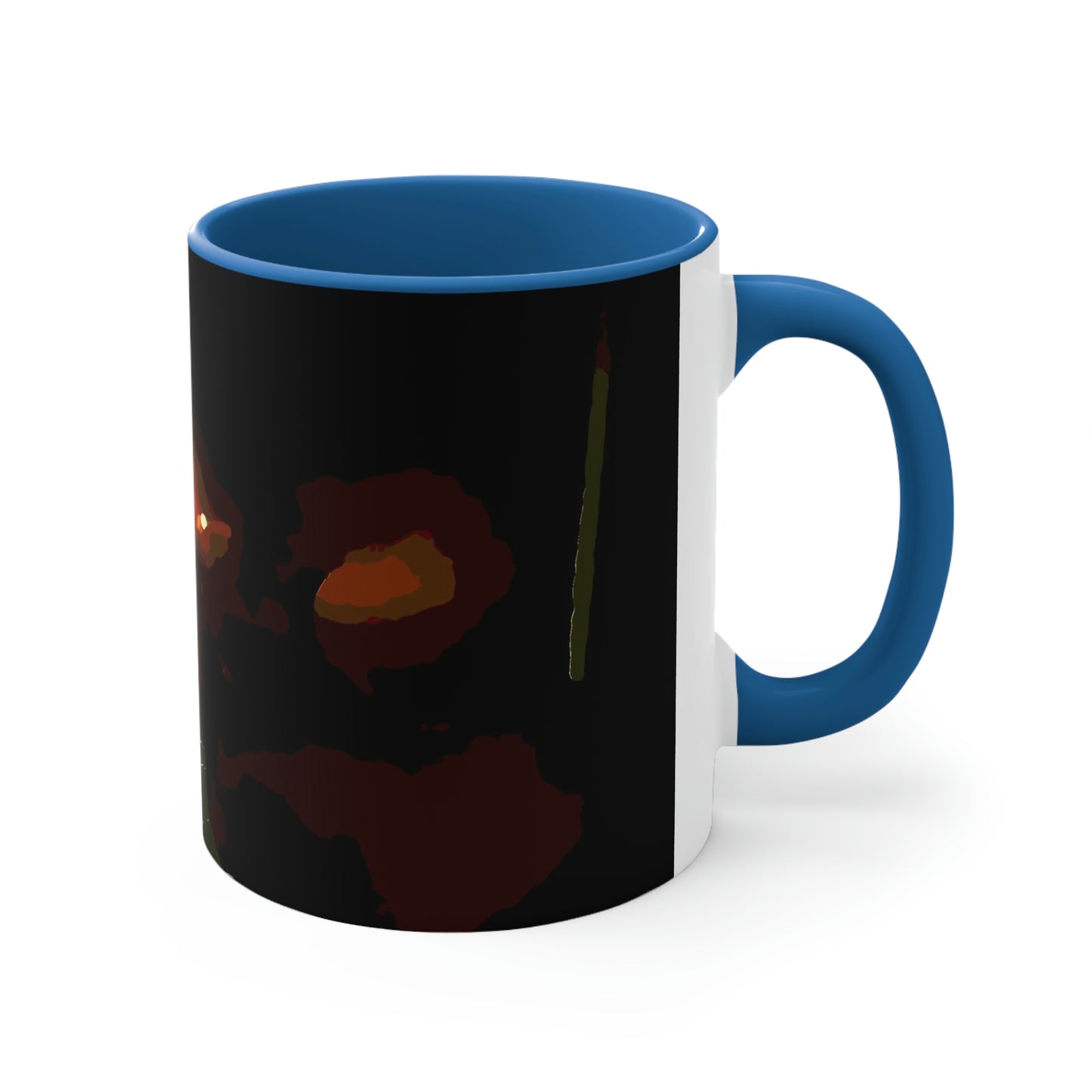 Accent Coffee Mug, 11oz ... Ruger .357 Magnum Early-Morning-Target-Practice ... 'Circa April 2022' ... Original Works ...