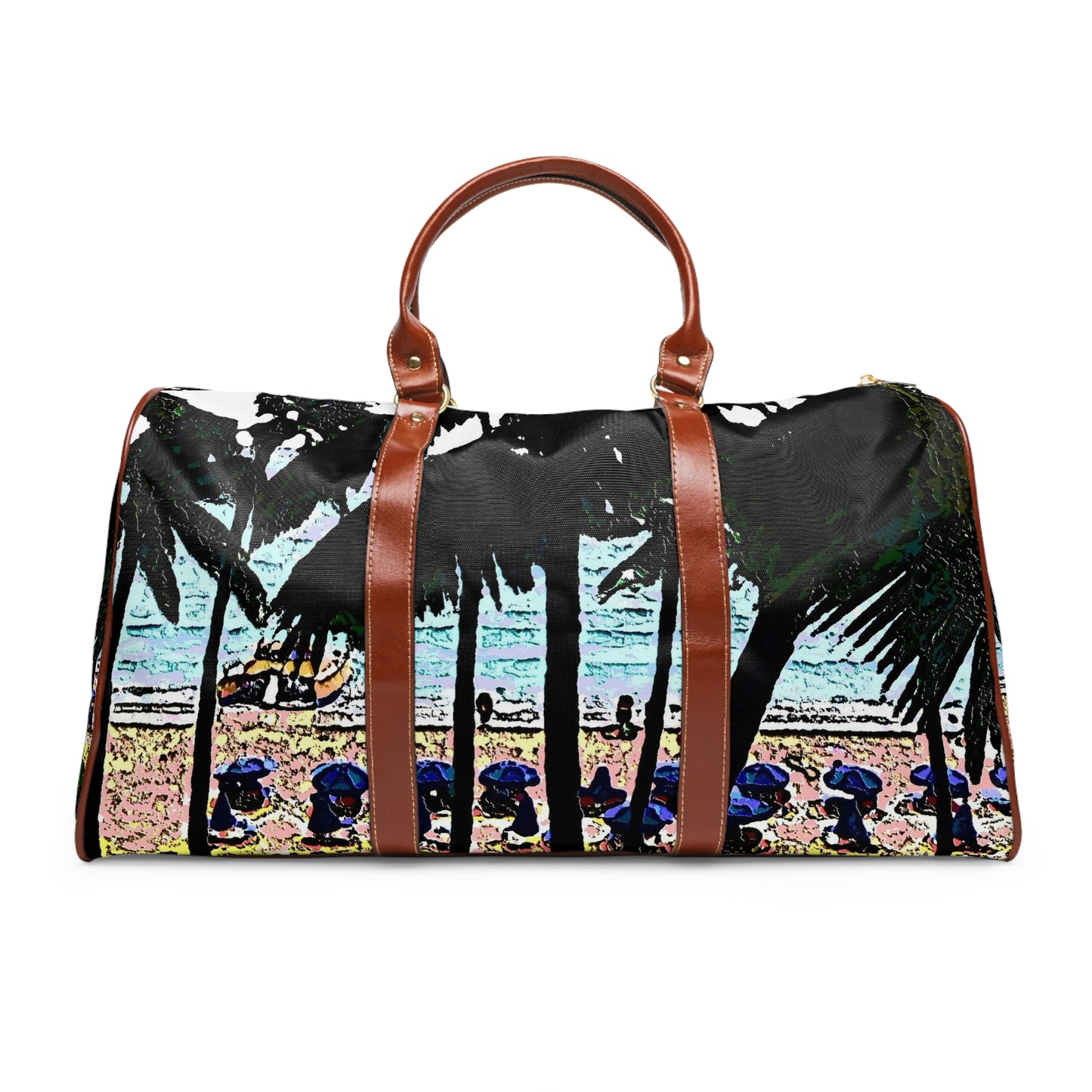 Waterproof Travel Bag ... "A Beautiful Beach Amongst The Palms" ... The Outrigger Waikiki, Honolulu, Oahu ... Original Works ...