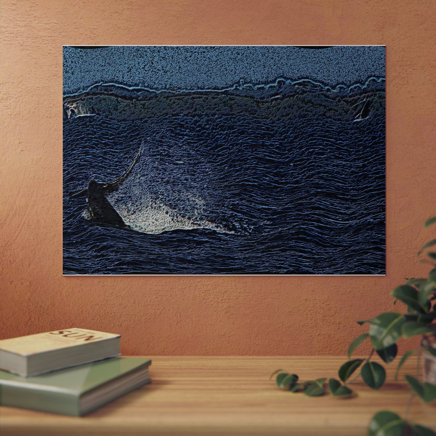 Aluminum Composite Panels ... "The Humpbacks Of Maui_3" ... 'It Takes Three' ... April Fools Day 2023 ... Family Archives (KPH) ... Original Works