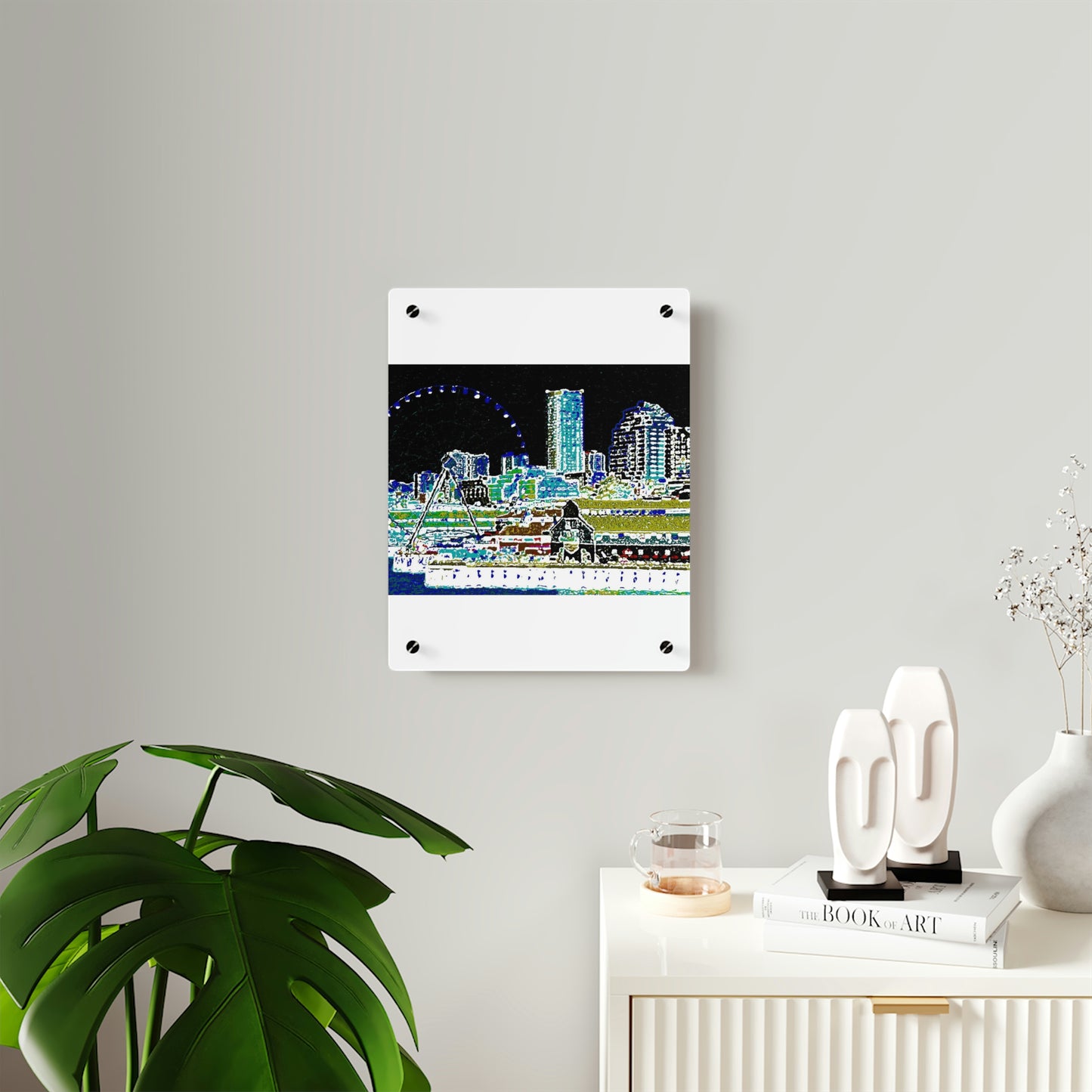 Acrylic Wall Art Panels ... That Classic Wheel ... 'Seattle's Wheel' ... & An Old Classic Waterside Vendors ...  'Family Archives' ... Original Works ...