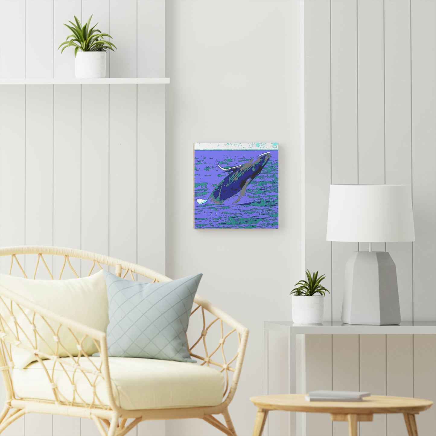 Wood Canvas ... Baby Humpback Breaching ... Maui, HI: April 2022 ... "Family Archives: KPH" ... Original Works ...