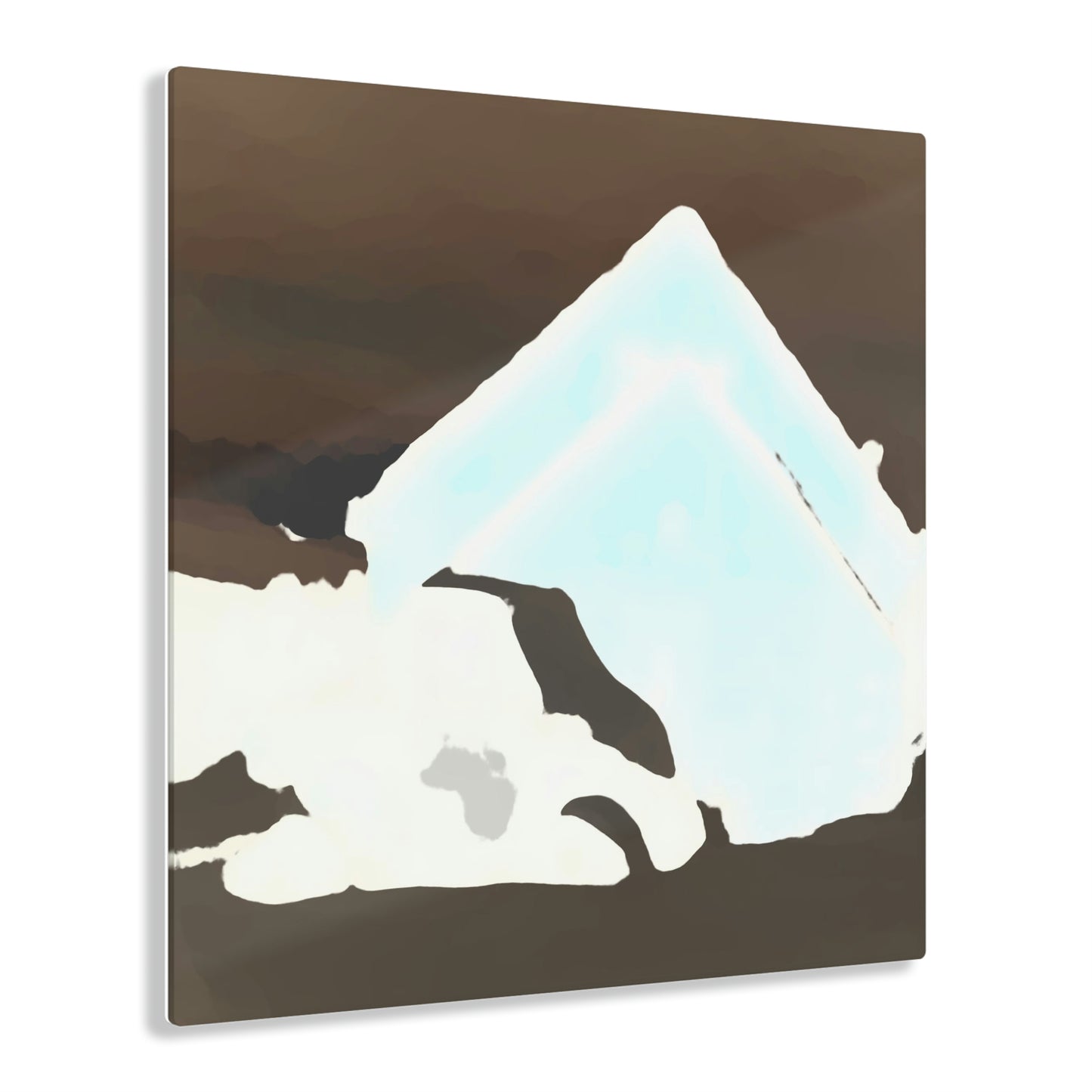 Acrylic Prints ...  After An Intense Snow Storm ... 'Digging Out' ... A Vehicle & Cabin "In The Mountains" ... March 2023 ... Original Works ...