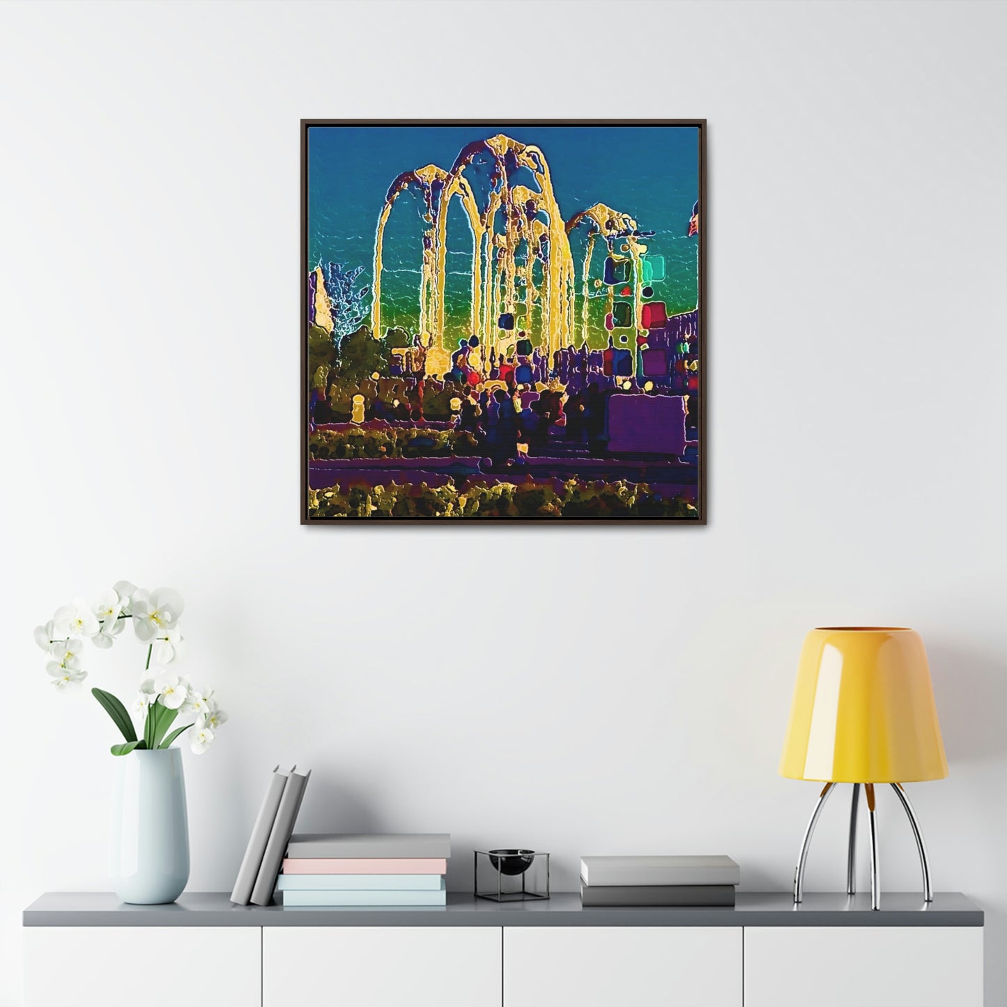 Gallery Canvas Wraps, Square Frame ... "Arches 'Like-No-Other' ... " Seattle World's Fair: 1962. A Family Original ...