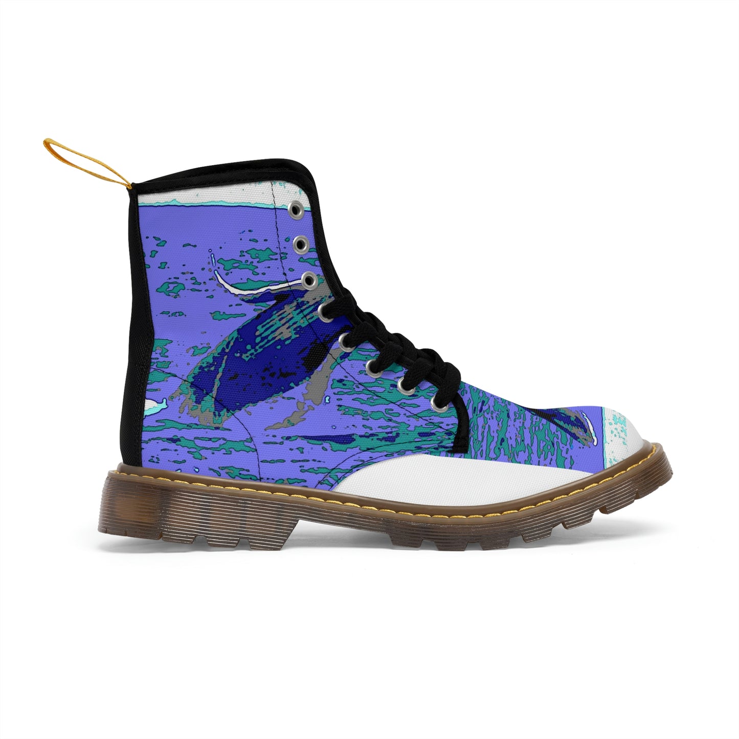 Men's Canvas Boots... Baby Humpback Breaching ... Maui, HI: April 2022 ... "Family Archives: KPH" ... Original Works ...