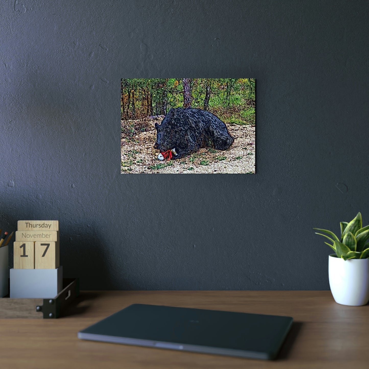 Aluminum Composite Panels ... A Local 'Yogi_5' ... RCY: "Rhett Creek Yogi: 500#'s Of Hungry Black Bear" ... 28-29Sep23 ... Original Works ... Client Project-Folio ...