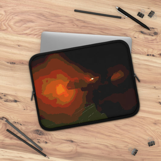 Laptop Sleeve ... Ruger .357 Magnum Early-Morning-Target-Practice ... 'Circa April 2022' ... Original Works ...