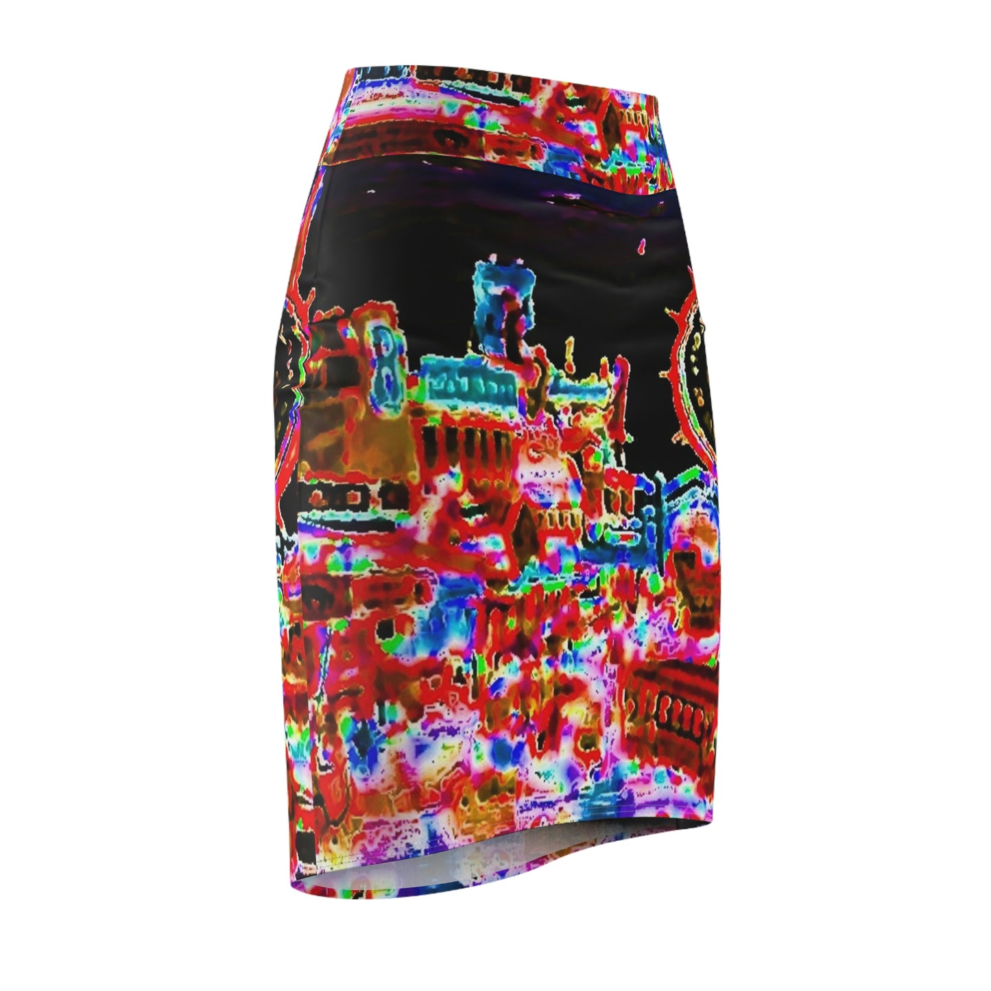 Women's Pencil Skirt ... "No.9 Fishermen's Grotto - Fishermen's Wharf, SF, California" ... Family Archives: 1970's ... Original Works ...