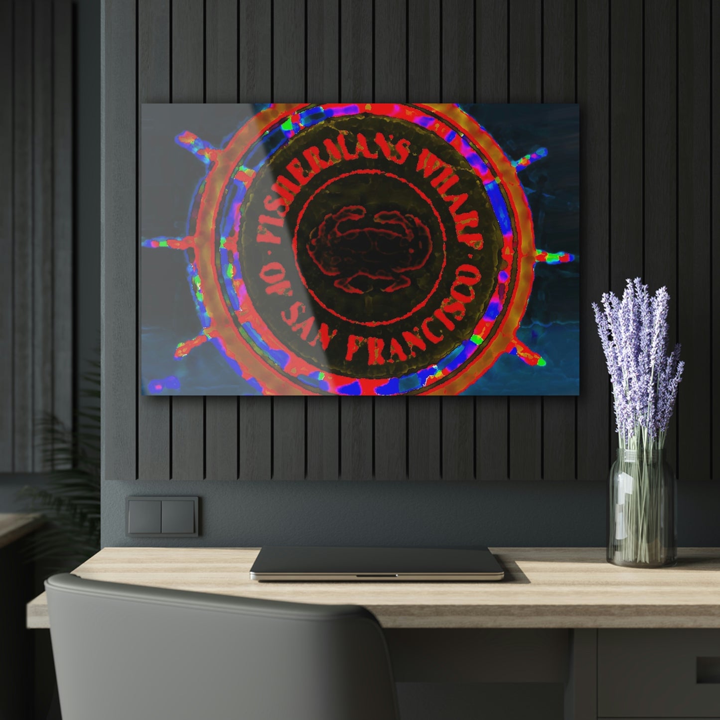 Acrylic Prints (French Cleat Hanging)  ... "No.9 Fishermen's Grotto - Fishermen's Wharf, SF, California" ... Family Archives: 1970's ... Original Works ...