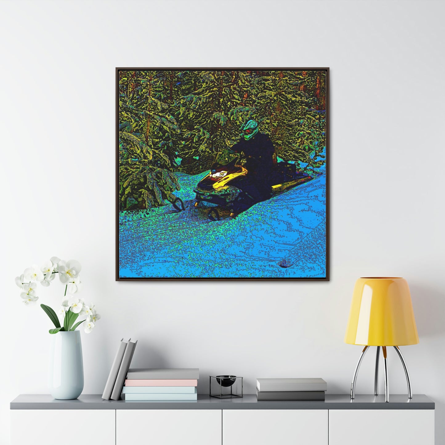 Gallery Canvas Wraps, Square Frame ... Yep ... "Another Day ... Riding Through The Wilderness ... " ... February 2023 ... Original Works ...