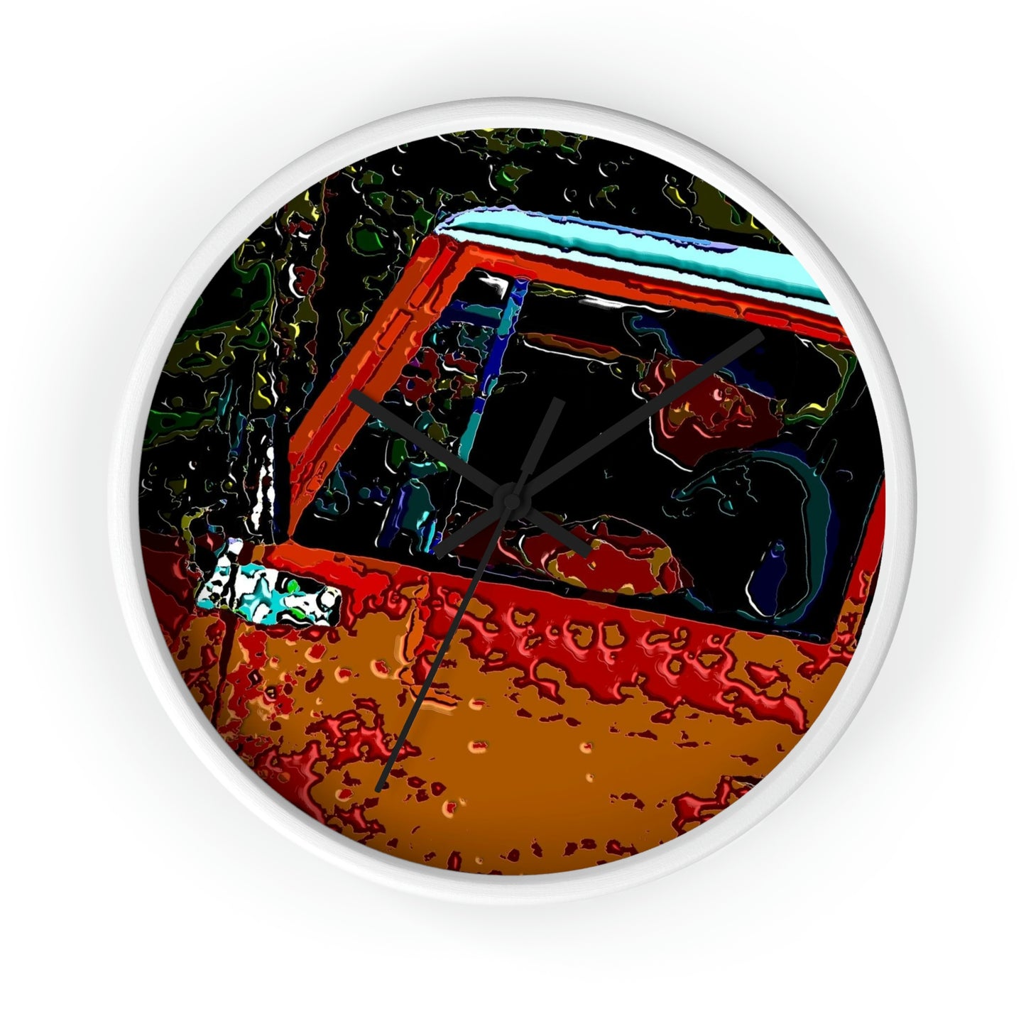 Wall clock ... How-To-Drive-Idaho's-Mountain_Roads ... "Like A Professional" ... "Truckin' Like The Doo-Dah-Man" ...