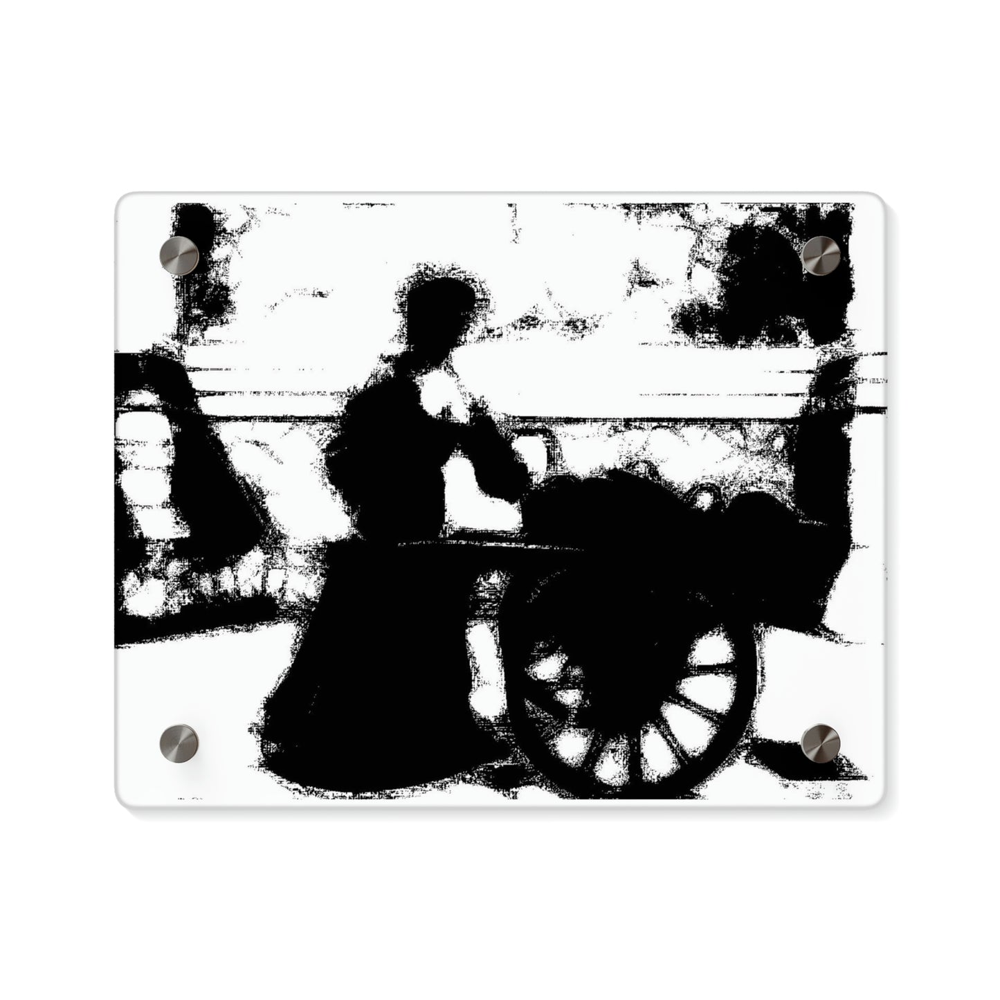 Acrylic Wall Art Panels ... Dublin's "Molly Malone Along Grafton Street" ... Cryin' Cockels & Muscles Alive-Alive-Oh ... Circa 2003 ... Original Works ...