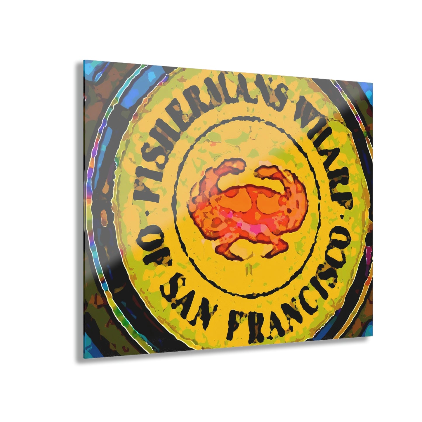 Acrylic Prints (French Cleat Hanging) ...  "No.9 Fishermen's Grotto - Fishermen's Wharf, SF, California" ... Family Archives: 1970's ... Original Works ...
