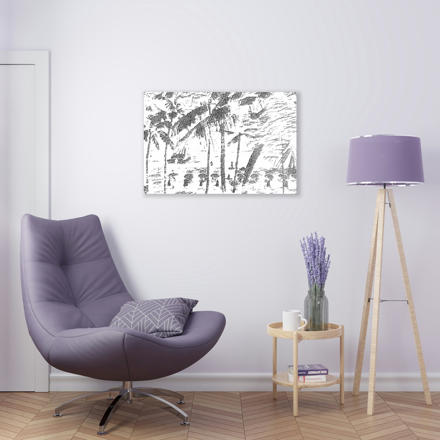 Acrylic Prints ... "The Royal Hawai'ian: Waikiki Beach_Beach" ... Honolulu, HI ... Ocotber 2014 (Halloween) ... Original Works ...