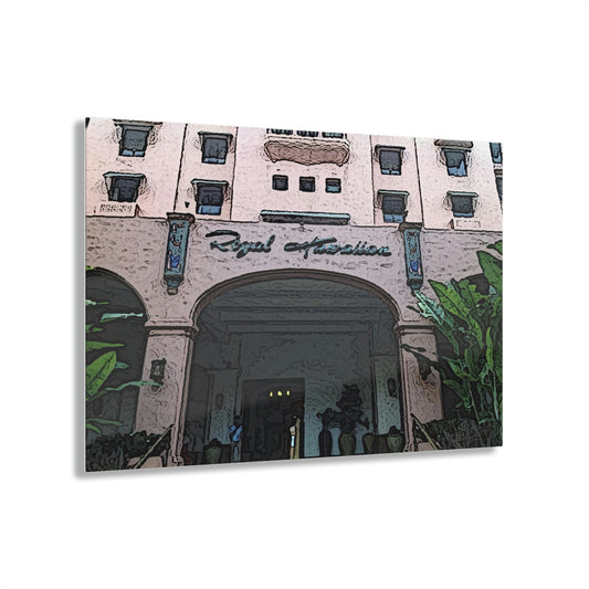 Acrylic Prints ...  "La Grande Entree" At: 'The Pink Palace' ... The Royal Hawai'ian ... Honolulu, HI ... '27Oct2014' ... Original Works ...