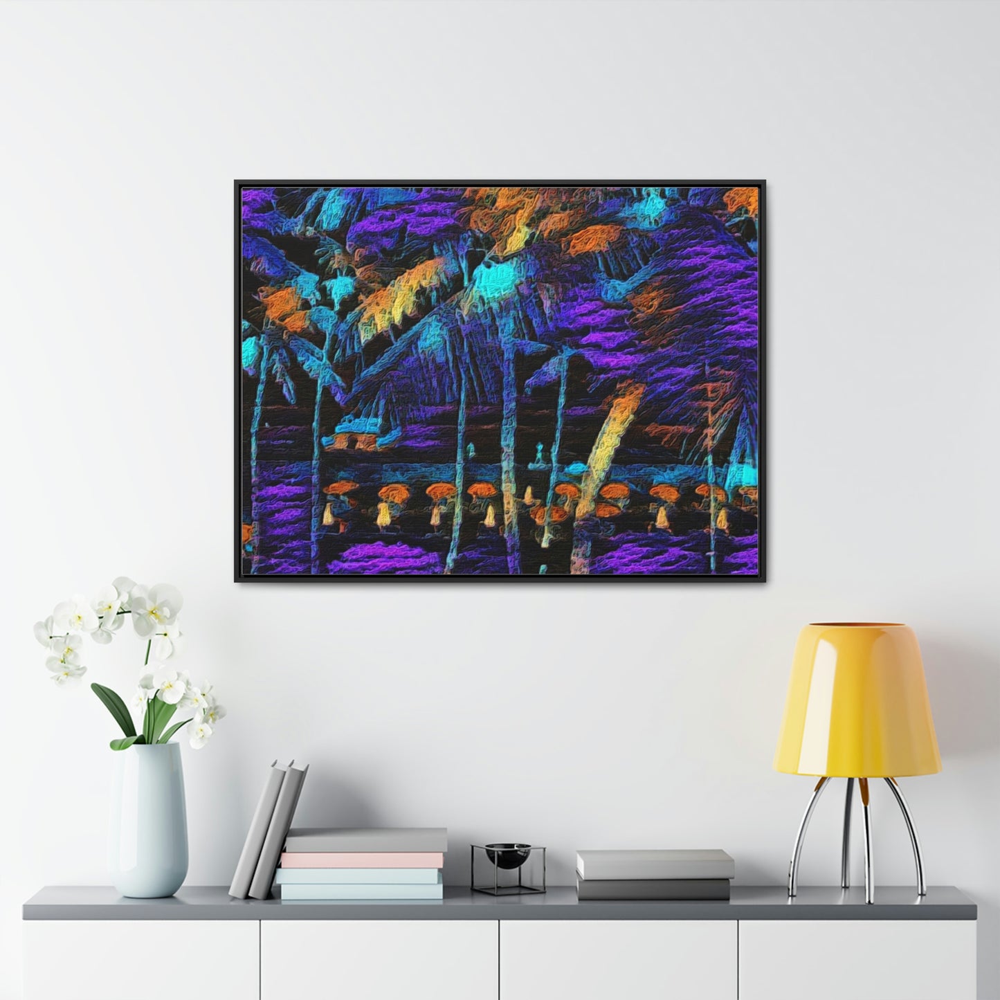 Gallery Canvas Wraps, Horizontal Frame ... "The Royal Hawai'ian: Waikiki Beach_Beach" ... Honolulu, HI ... Ocotber 2014 (Halloween) ... Original Works ...