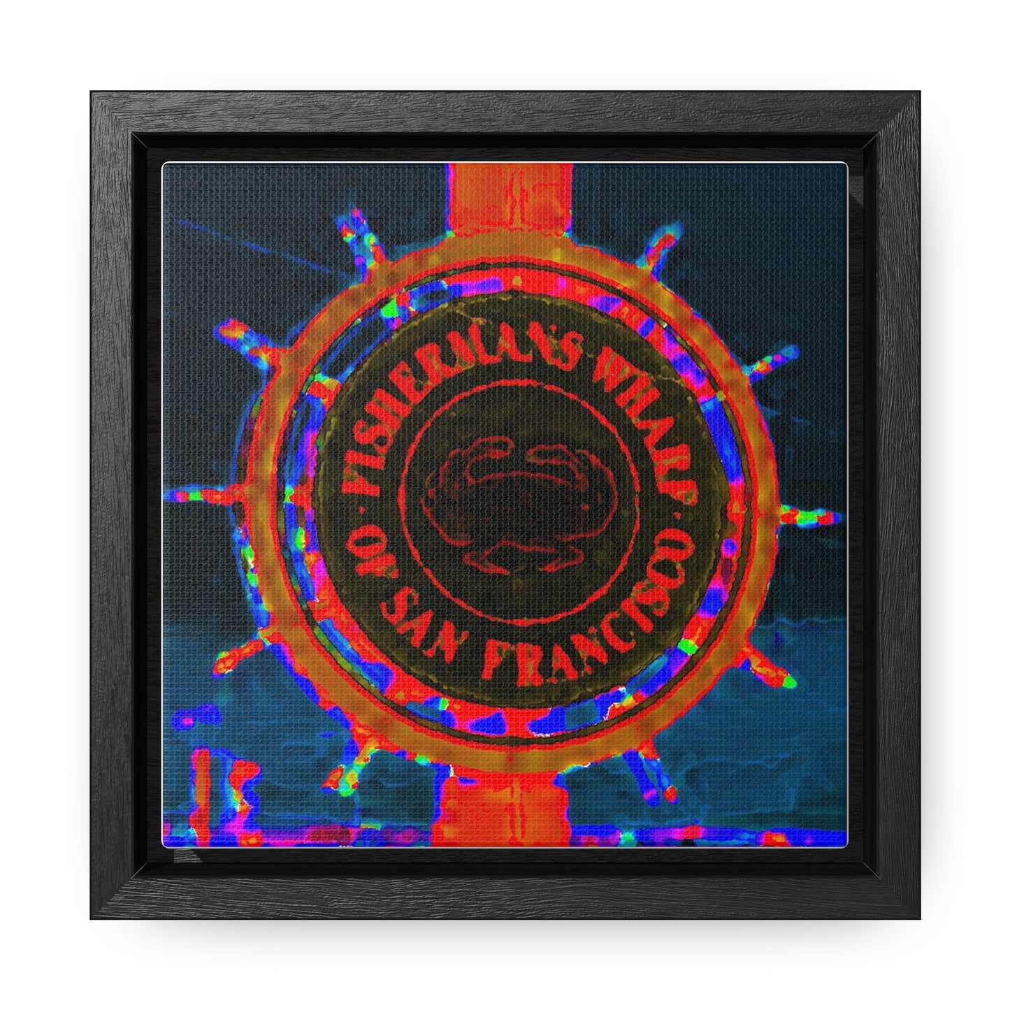 Gallery Canvas Wraps, Square Frame ... "No.9 Fishermen's Grotto - Fishermen's Wharf, SF, California" ... Family Archives: 1970's ... Original Works ...