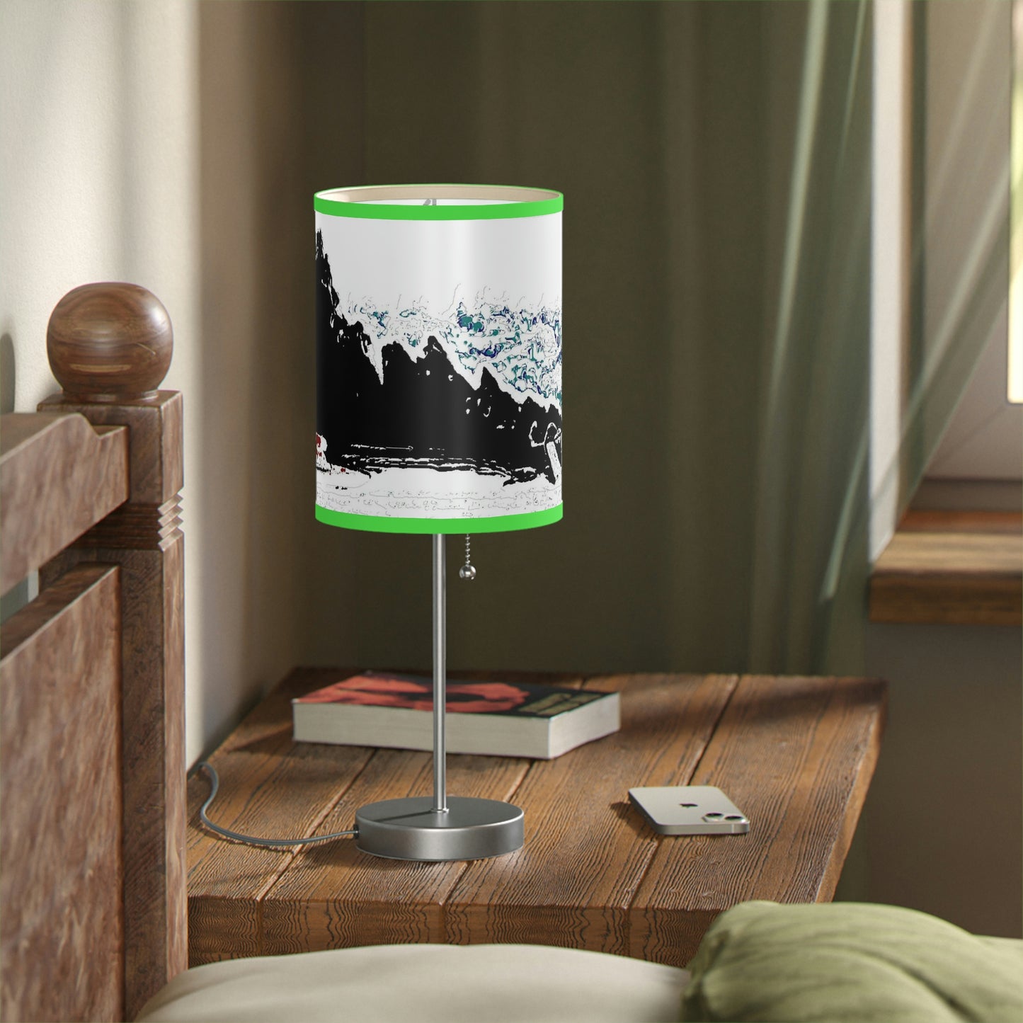 Lamp on a Stand, US|CA plug ... Seattle Columbia Cup On Lake Washington ... "Dave Wilcox Heads For The Win" ... Associate Gift-Photo ... Original Works ...