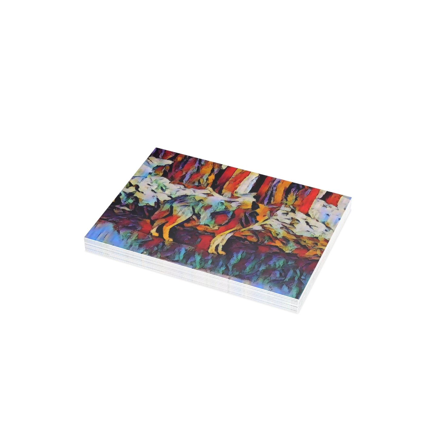 Greeting Cards (1, 10, 30, and 50pcs) ... Coyote ... "Yosemite Valley: Circa May23 ... KPH Base Photo" ... Original Works ...