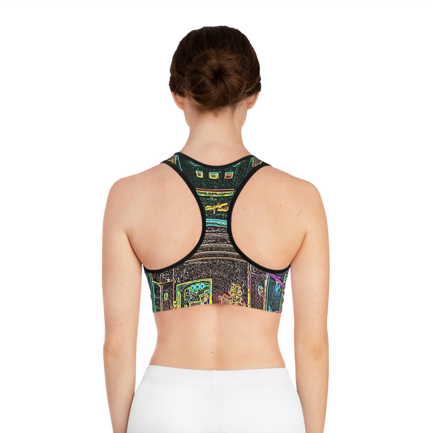 Sports Bra (AOP) ... "La Grande Entree" At: 'The Pink Palace' ... The Royal Hawai'ian ... Honolulu, HI ... '27Oct2014' ... Original Works ...