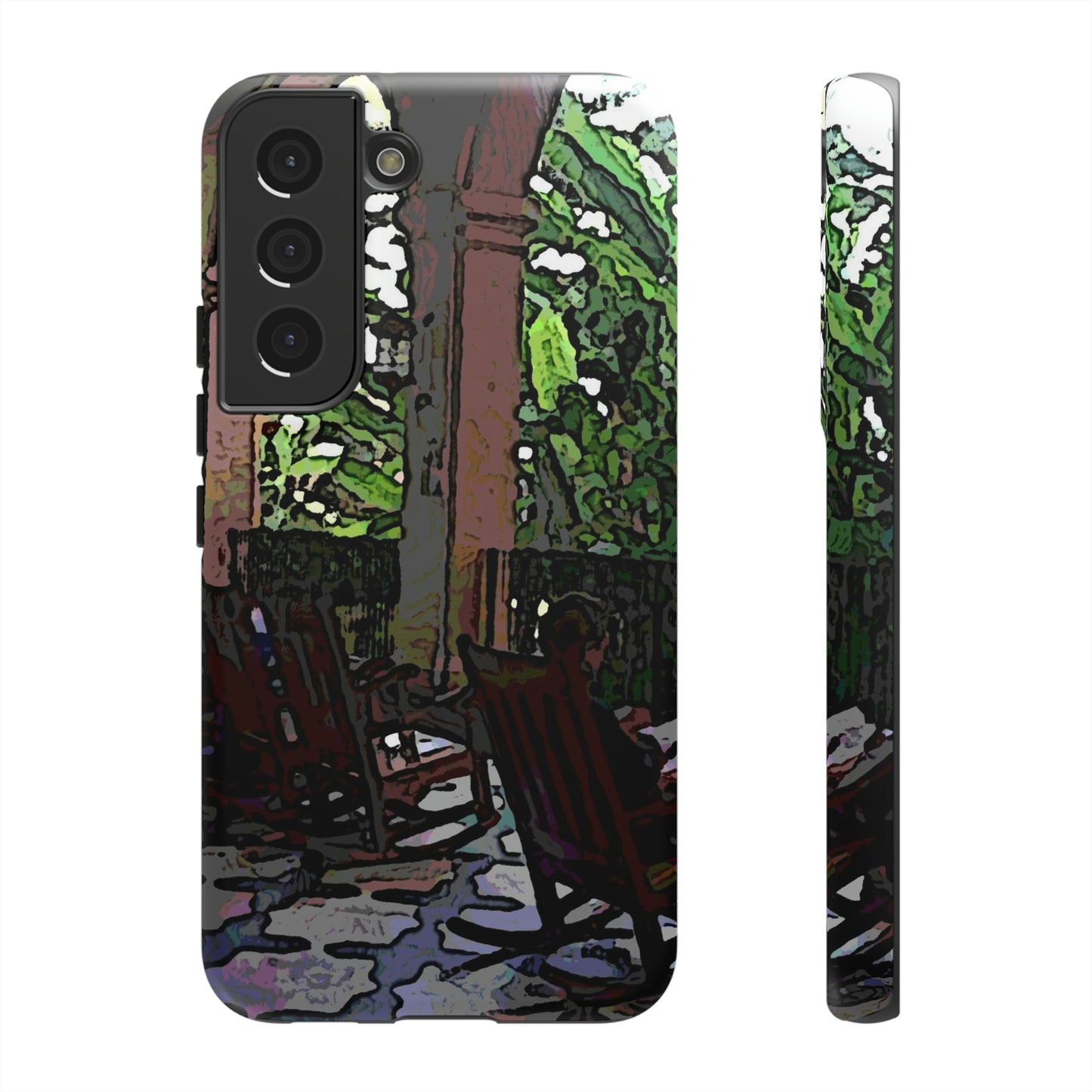 Tough Cases ... Lanai & Rocking Chairs At: 'The Pink Palace' ... The Royal Hawai'ian ... Honolulu, HI ... '27Oct2014' ... Original Works ...