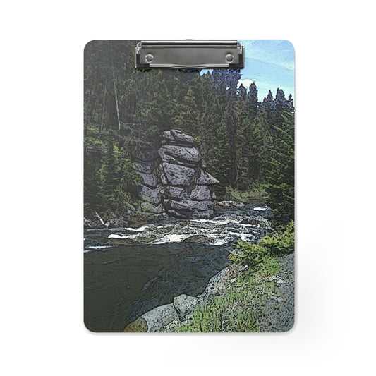 Clipboard ..."I Am Innocent" ... Tricky-Dick Immortalized ... Nixon Rock: Along The River ... Central Idaho, Summer 2020 ... Original Works ...