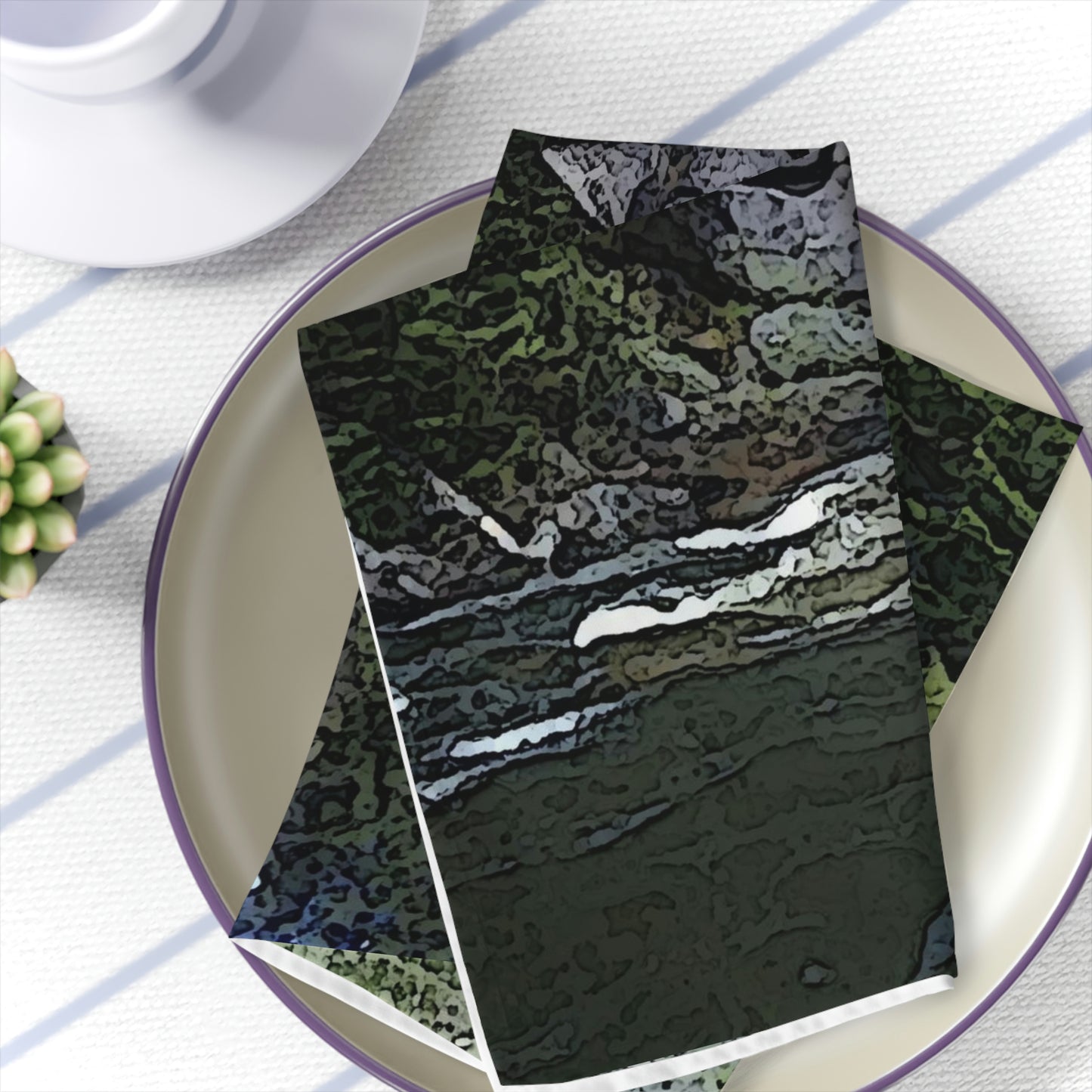 Napkins ..."I Am Innocent" ... Tricky-Dick Immortalized ... Nixon Rock: Along The River ... Central Idaho, Summer 2020 ... Original Works ...