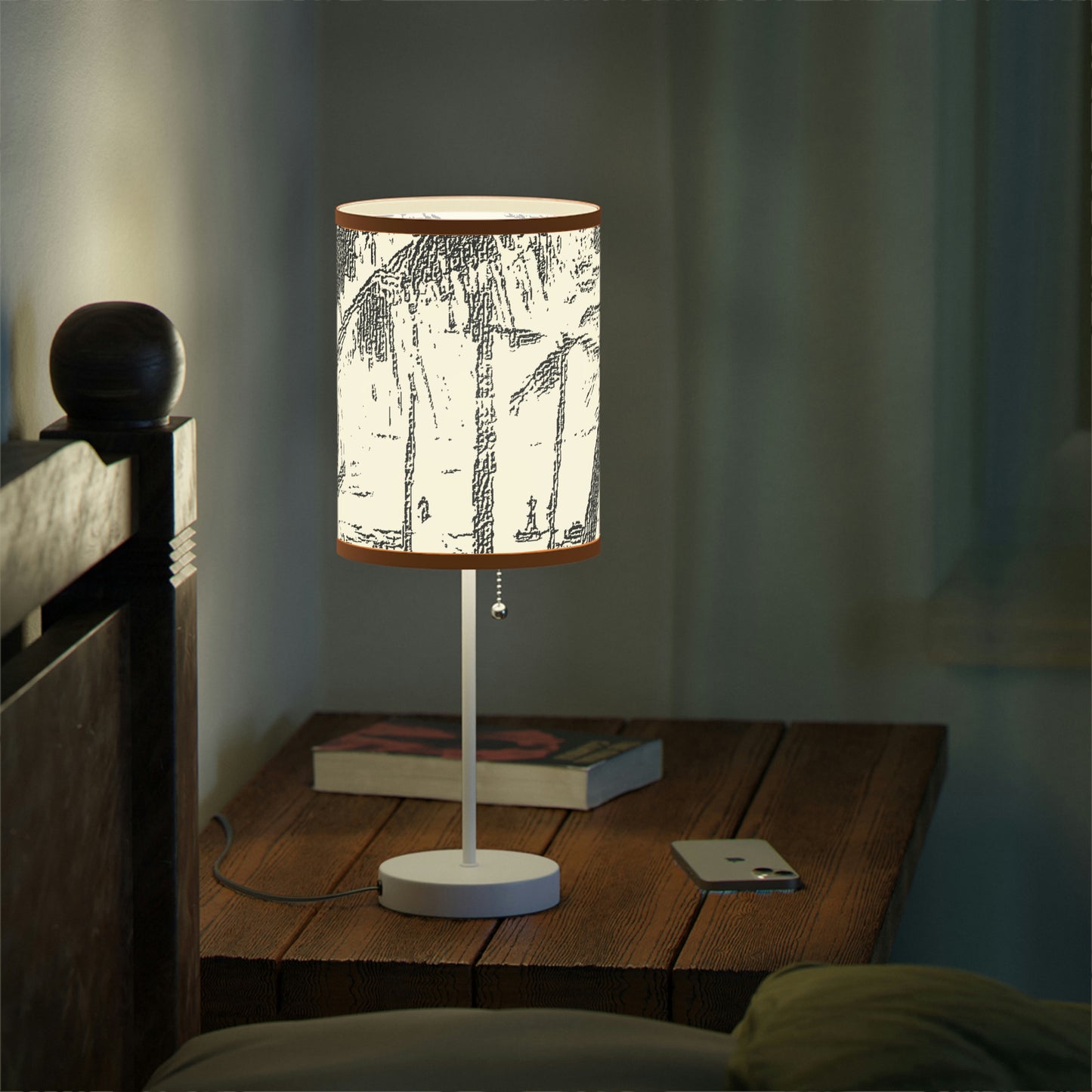 Lamp on a Stand, US|CA plug ... "The Royal Hawai'ian: Waikiki Beach_Beach" ... Honolulu, HI ... Ocotber 2014 (Halloween) ... Original Works ...