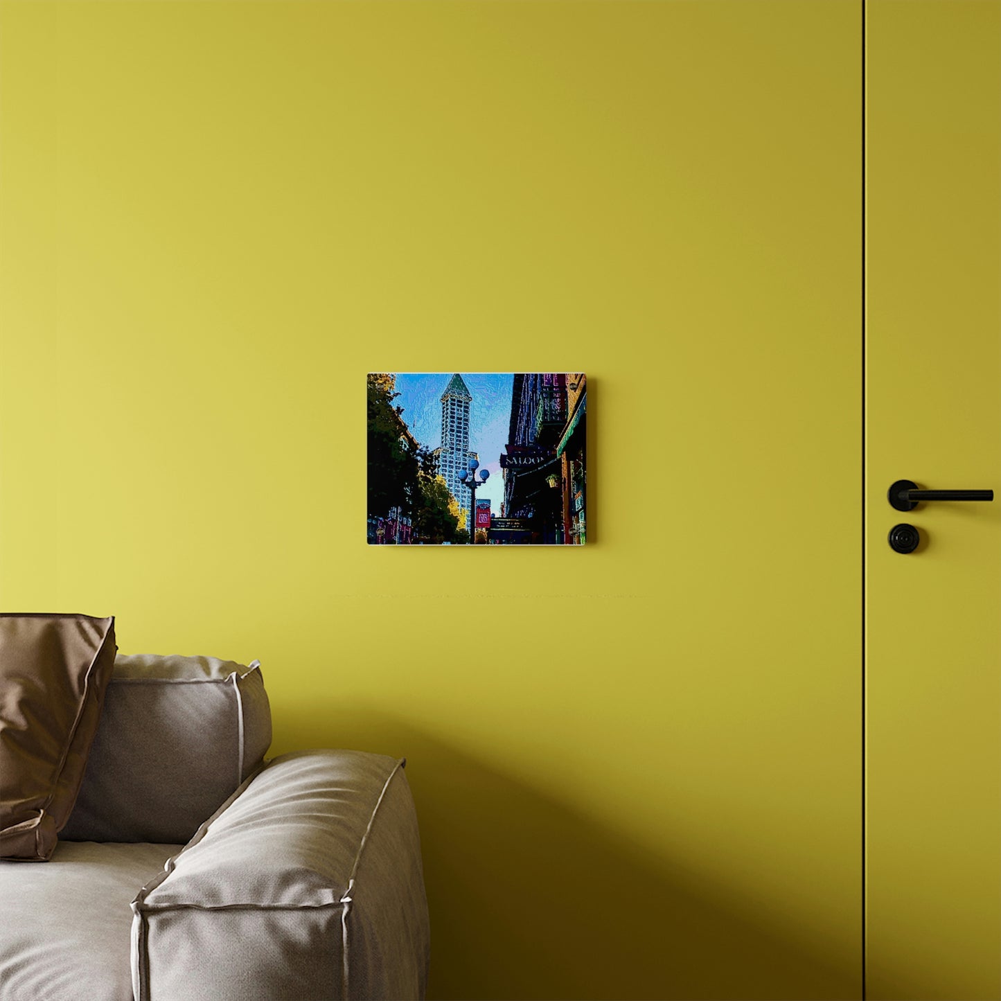 Acrylic Wall Art Panels ...  Pioneer Square & Smith Tower ... 'That World Famous View' ... Colleague Supplied Photo ... Original Works ...