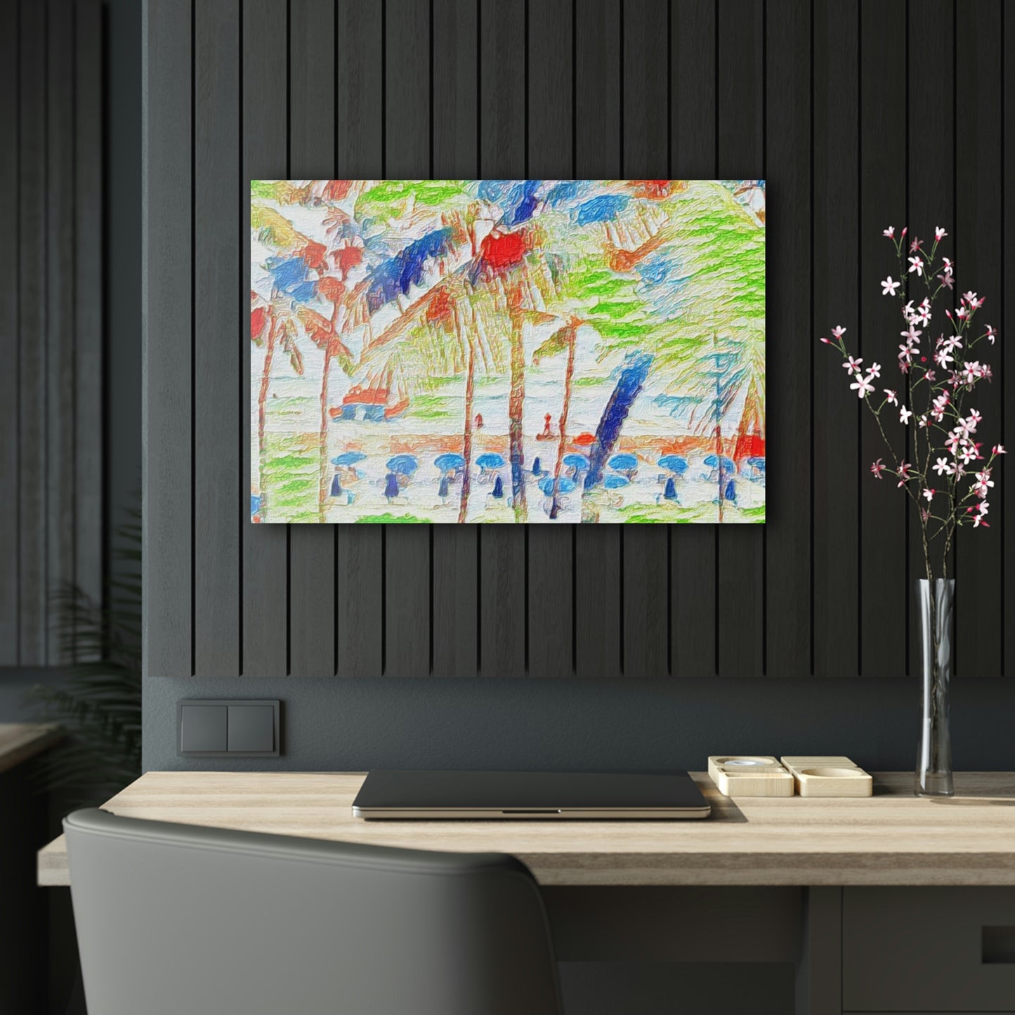 Acrylic Prints ... "The Royal Hawai'ian: Waikiki Beach_Beach" ... Honolulu, HI ... Ocotber 2014 (Halloween) ... Original Works ...