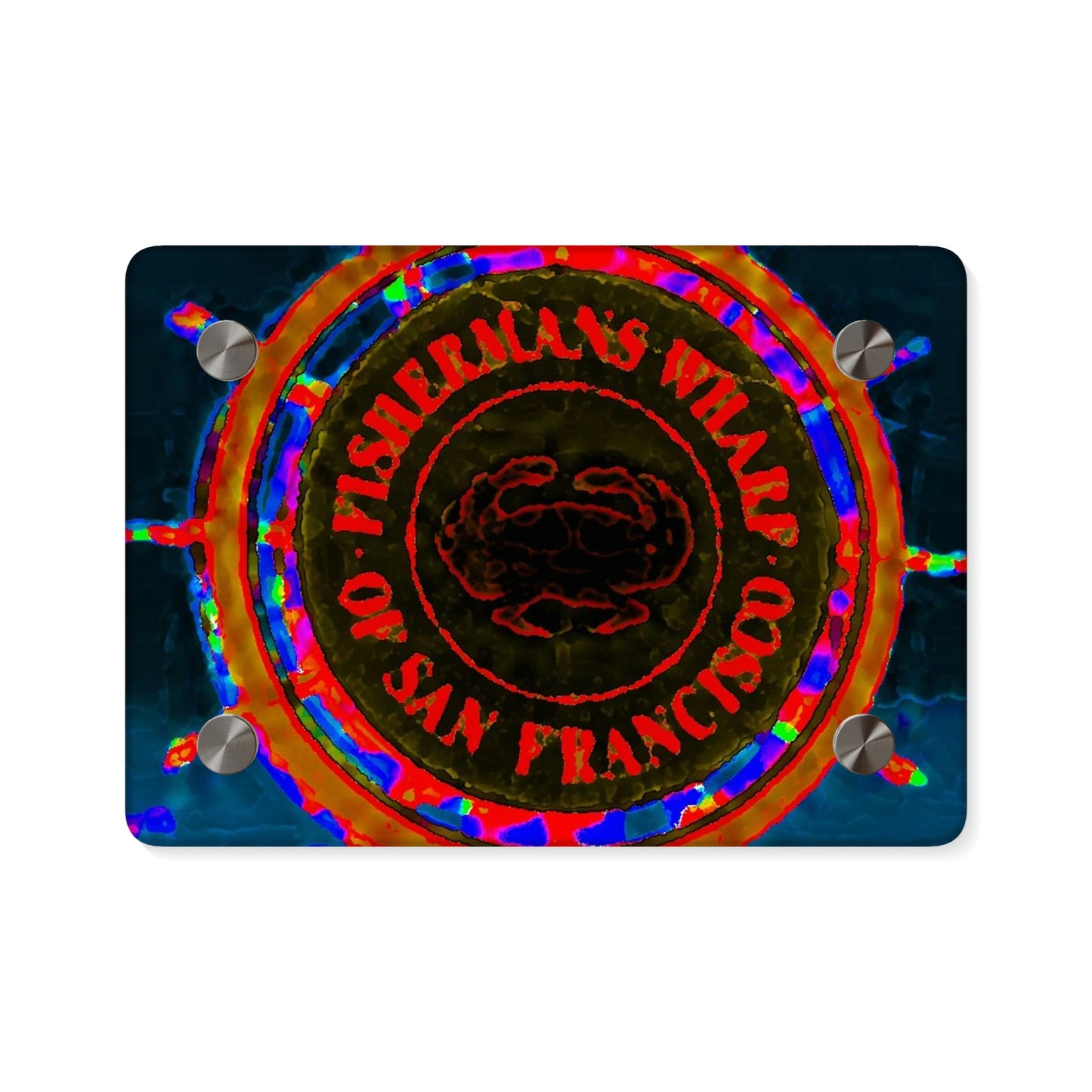 Acrylic Wall Art Panels ... "No.9 Fishermen's Grotto - Fishermen's Wharf, SF, California" ... Family Archives: 1970's ... Original Works ...