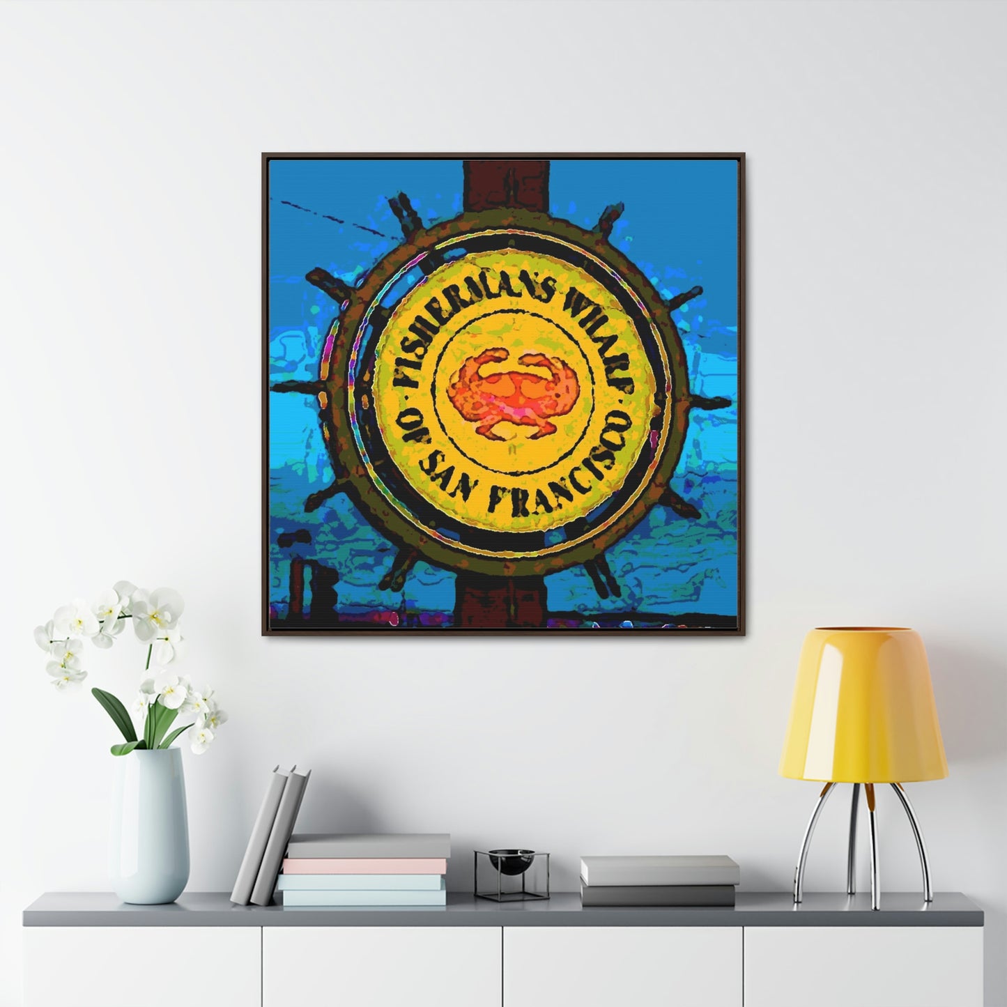 Gallery Canvas Wraps, Square Frame ...  "No.9 Fishermen's Grotto - Fishermen's Wharf, SF, California" ... Family Archives: 1970's ... Original Works ...