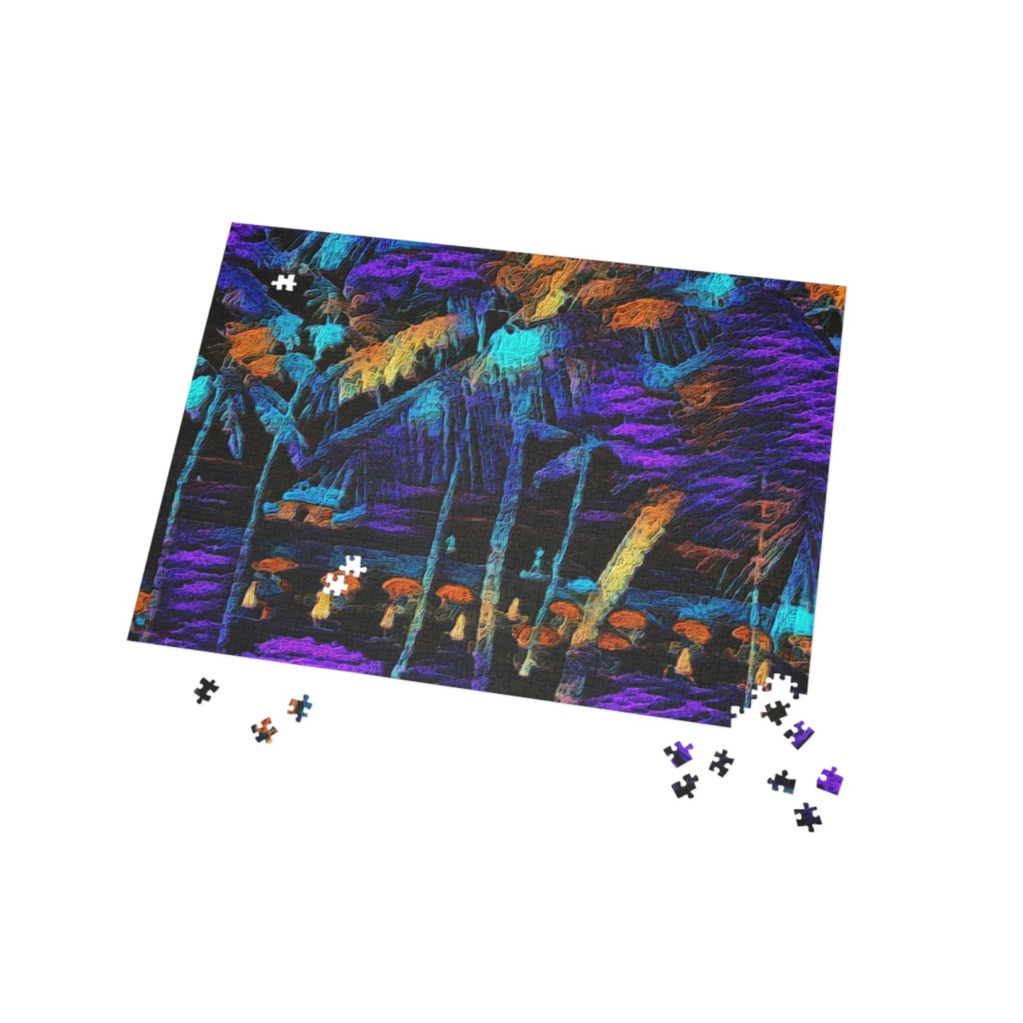 Puzzle (96, 252, 500, 1000-Piece) ... "The Royal Hawai'ian: Waikiki Beach_Beach" ... Honolulu, HI ... Ocotber 2014 (Halloween) ... Original Works ...