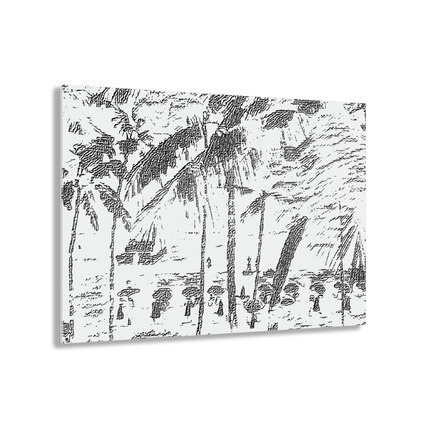 Acrylic Prints ... "The Royal Hawai'ian: Waikiki Beach_Beach" ... Honolulu, HI ... Ocotber 2014 (Halloween) ... Original Works ...