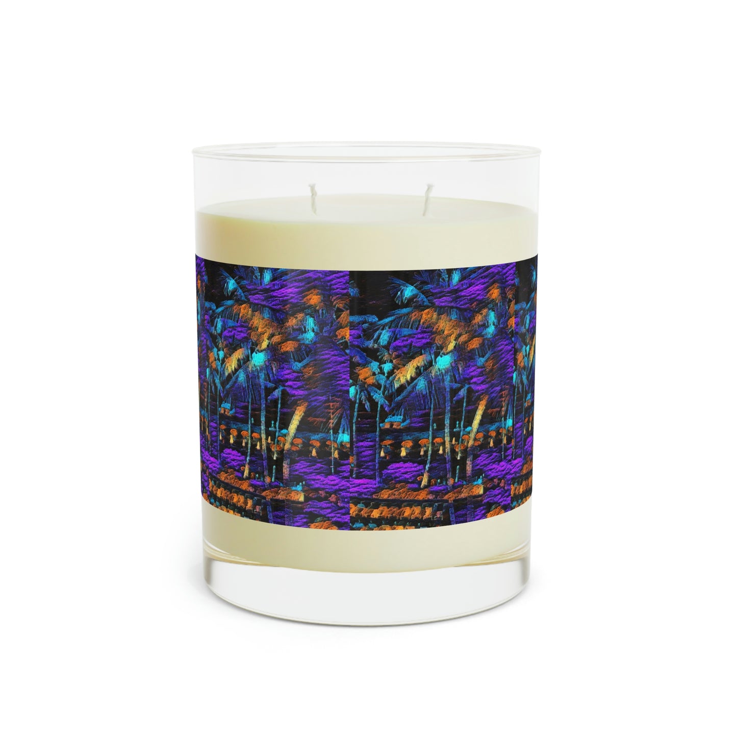 Scented Candle - Full Glass, 11oz ... "The Royal Hawai'ian: Waikiki Beach_Beach" ... Honolulu, HI ... Ocotber 2014 (Halloween) ... Original Works ...