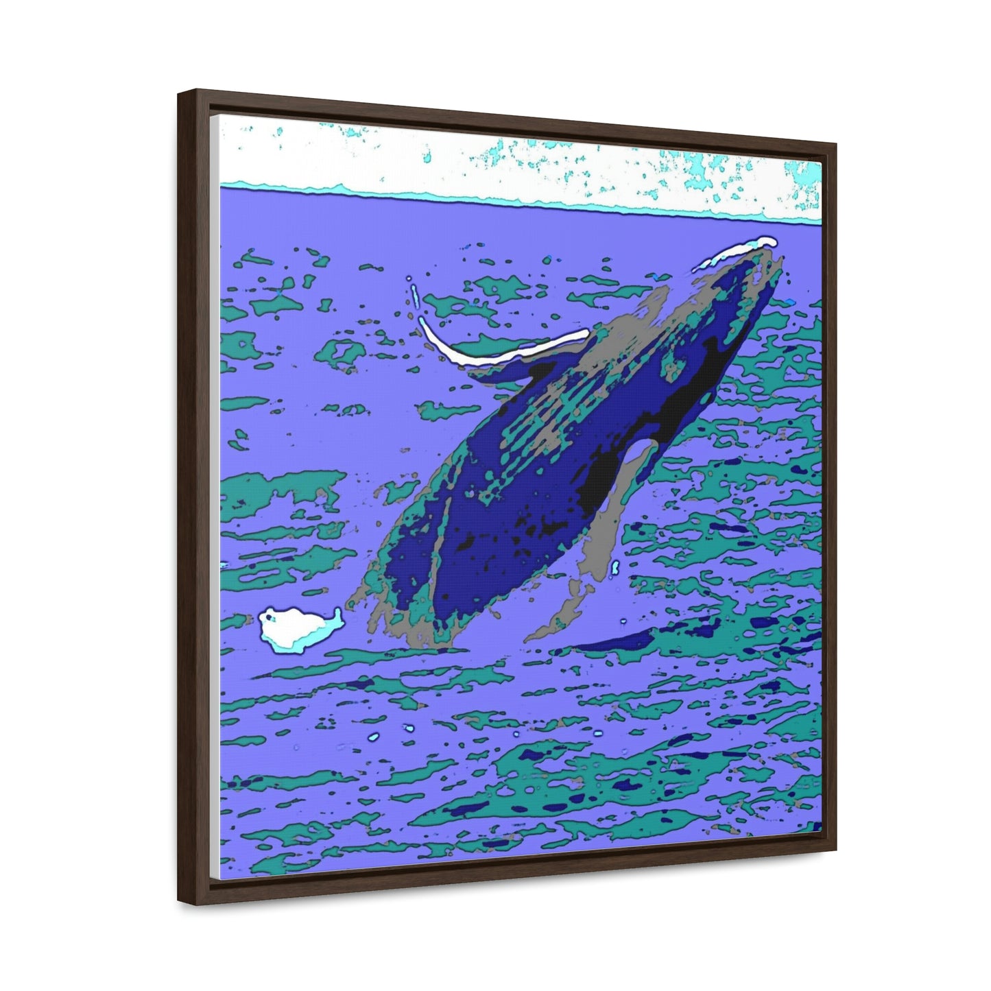 Gallery Canvas Wraps, Square Frame ... Baby Humpback Breaching ... Maui, HI: April 2022 ... "Family Archives: KPH" ... Original Works ...