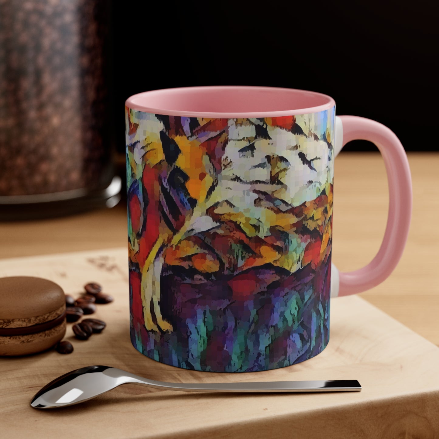 Accent Coffee Mug, 11oz ... Coyote ... "Yosemite Valley: Circa May23 ... KPH Base Photo" ... Original Works ...