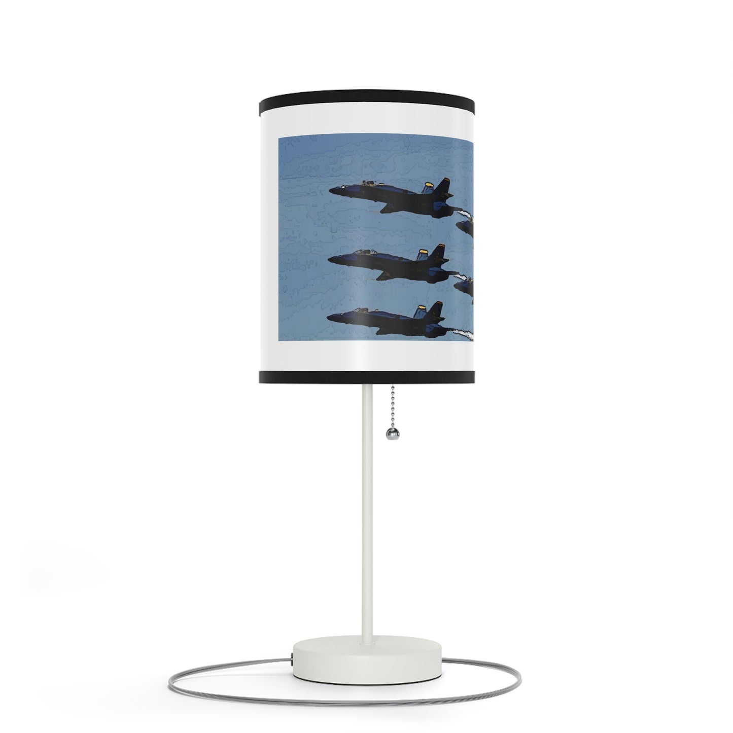 Lamp on a Stand, US|CA plug ... Seattle Seafair ..."Blue Angels Run Over Lake Washington" ... Circa Mid 1980's ... Dr FJ Holt ... Original Works ...