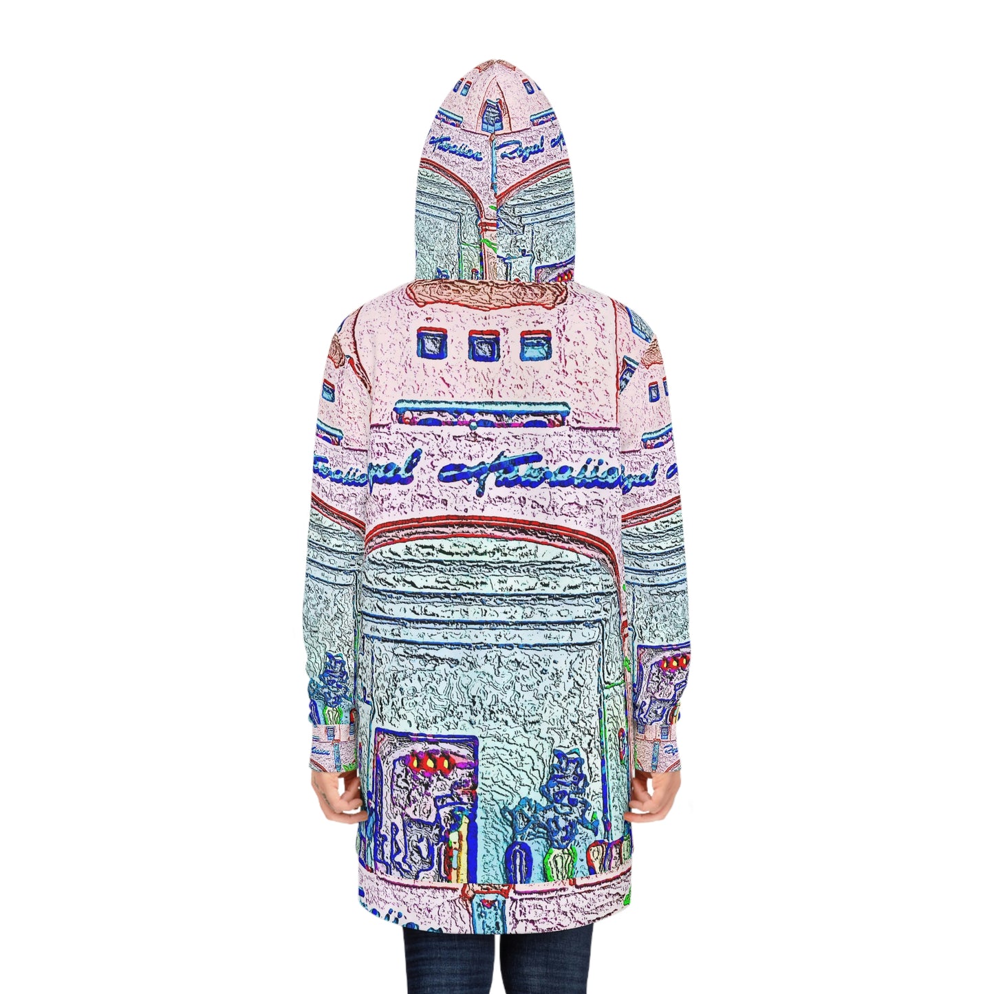 Women's Hoodie Dress (AOP) ... "La Grande Entree" At: 'The Pink Palace' ... The Royal Hawai'ian ... Honolulu, HI ... '27Oct2014' ... Original Works ...