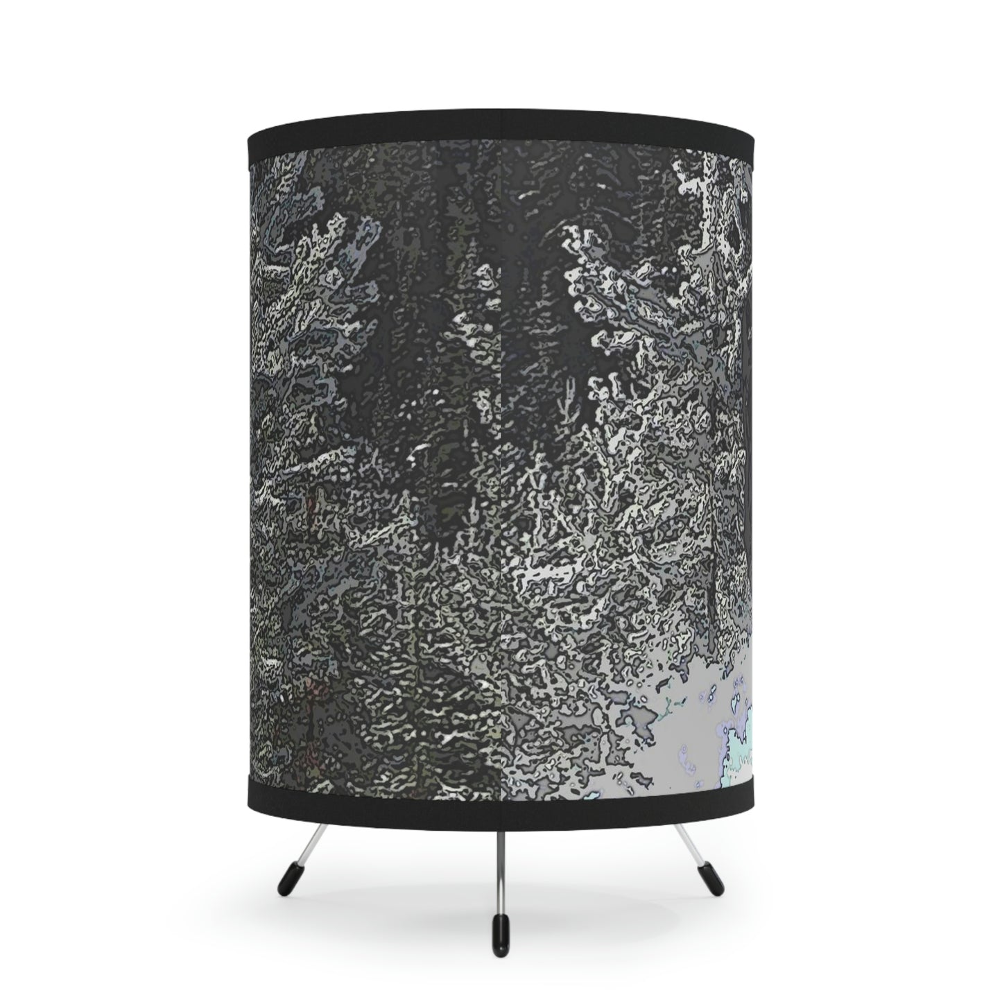 Tripod Lamp with High-Res Printed Shade, US\CA plug ...  Come Fly With The Professionals ... CIP-Airways ... 'Getting-Er-Done' ... Original Works ... December 2022 ...