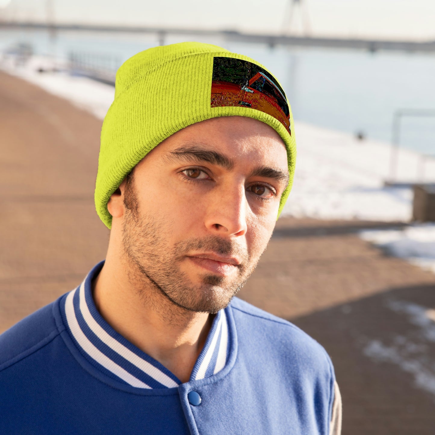 Knit Beanie ... How-To-Drive-Idaho's-Mountain_Roads ... "Like A Professional" ... "Truckin' Like The Doo-Dah-Man" ...
