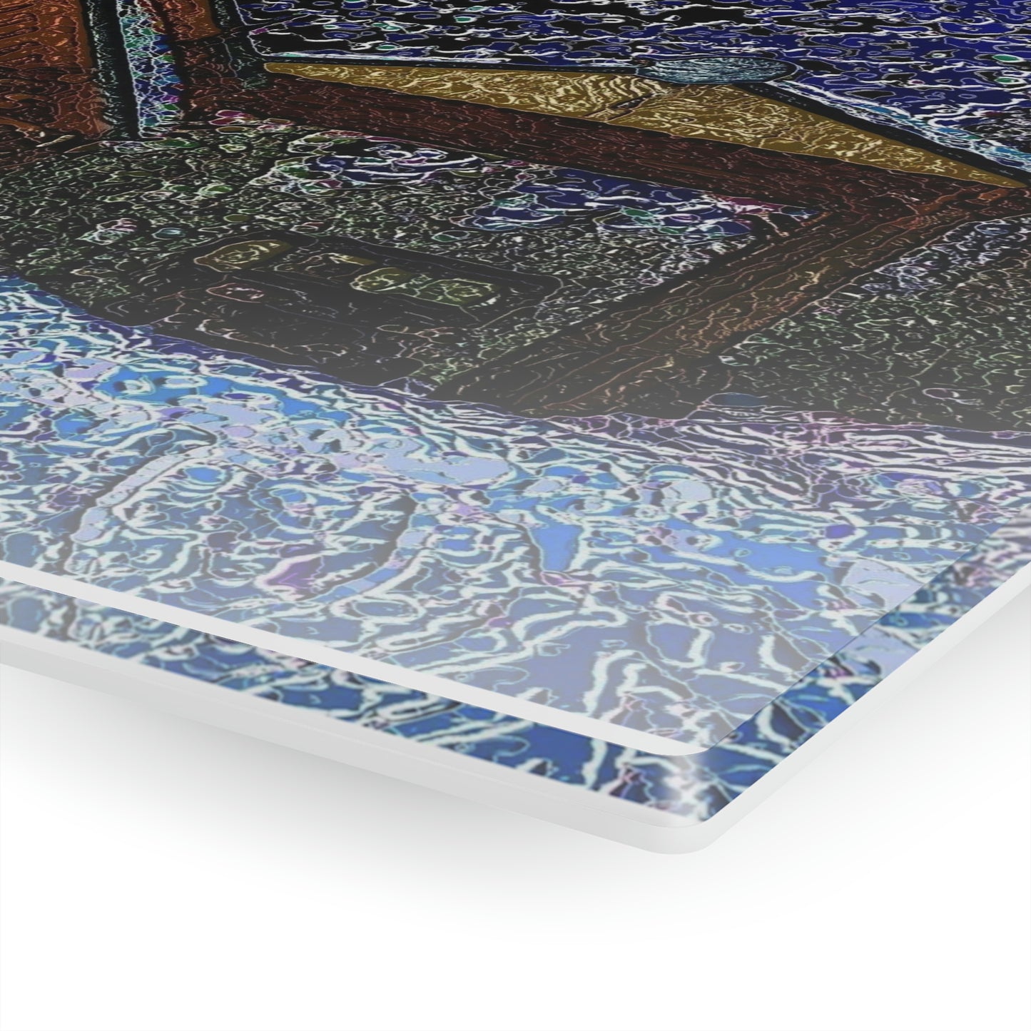 Acrylic Prints ... Van Gogh-Ian 'Inspired' Mountain Winter Paradise ... November 2022 ... Rhett Creek, Idaho ... Original Works ...