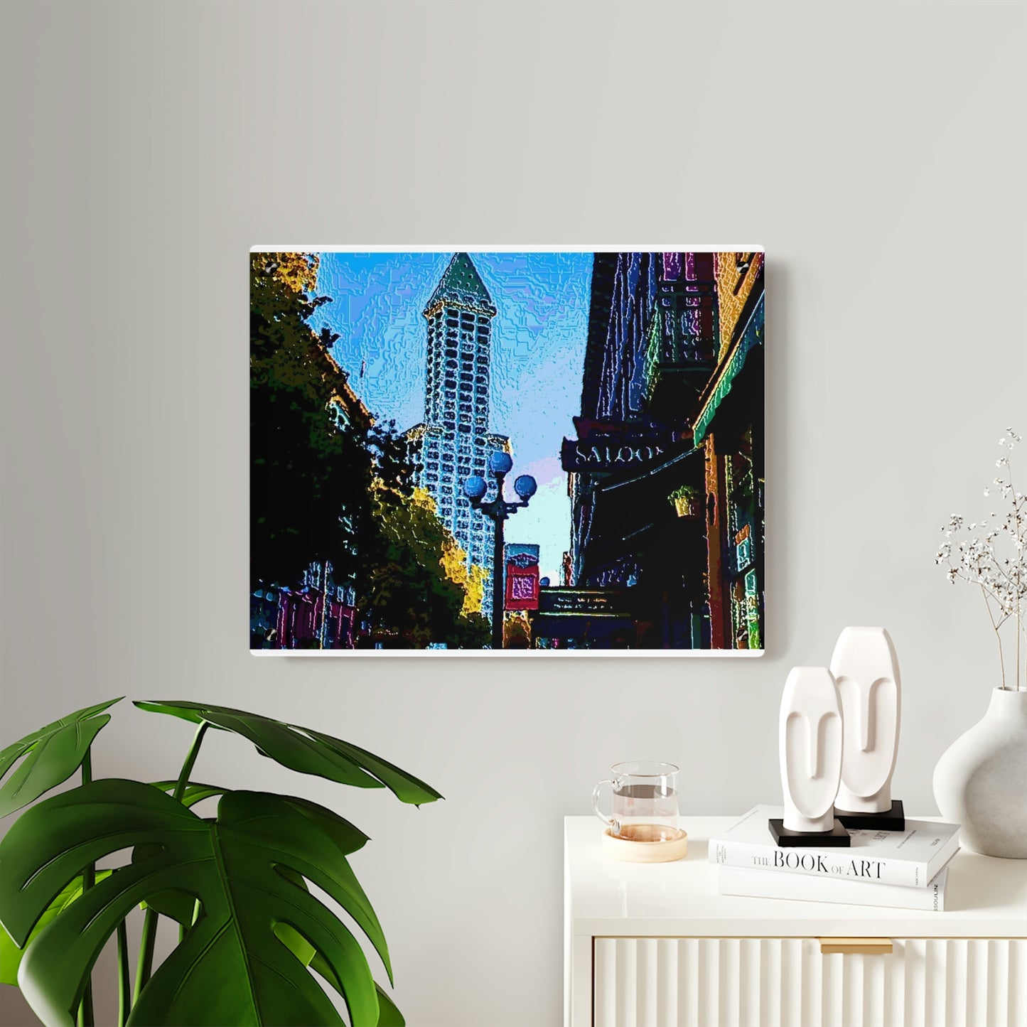 Acrylic Wall Art Panels ...  Pioneer Square & Smith Tower ... 'That World Famous View' ... Colleague Supplied Photo ... Original Works ...
