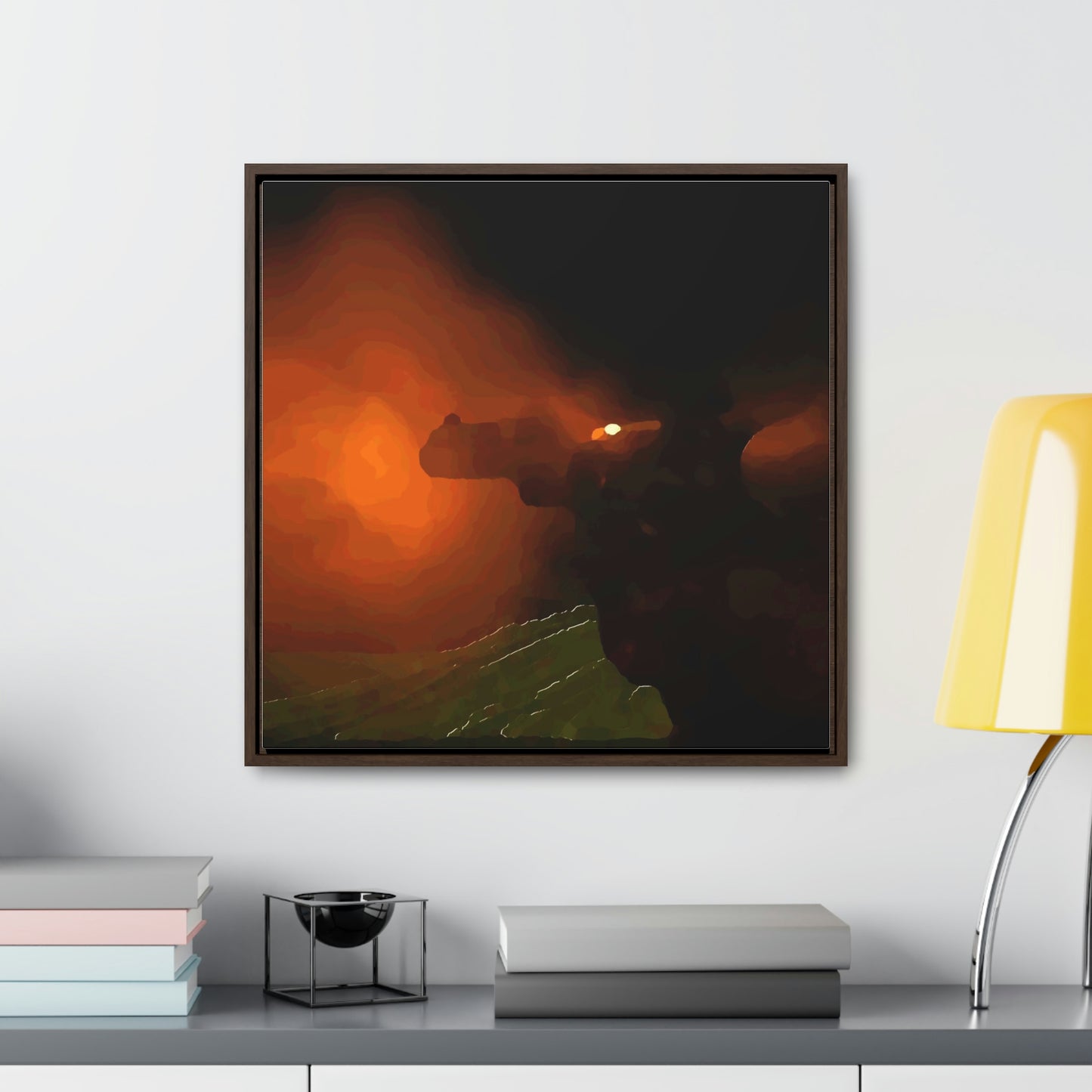 Gallery Canvas Wraps, Square Frame ... Ruger .357 Magnum Early-Morning-Target-Practice ... 'Circa April 2022' ... Original Works ...