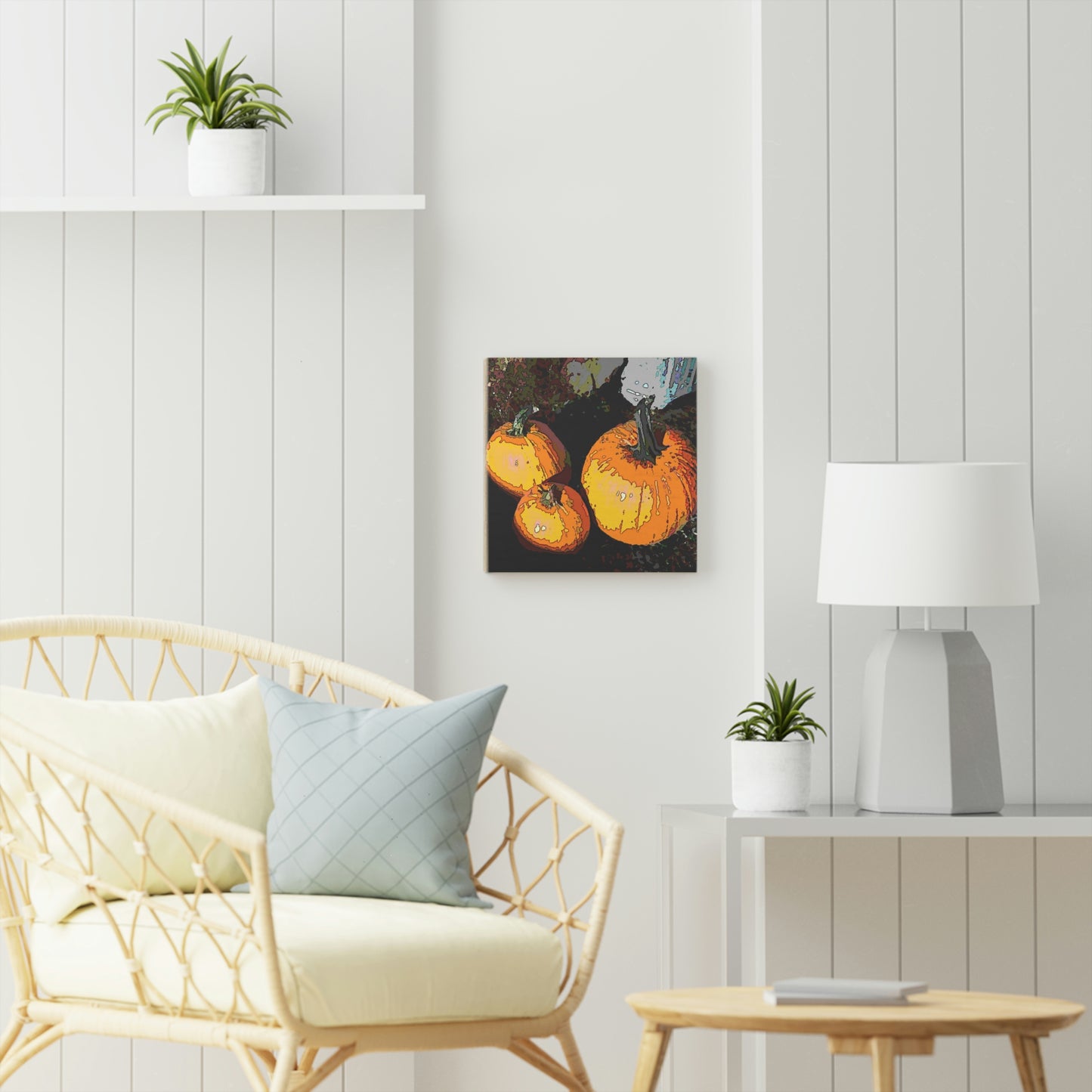 Wood Canvas ... Halloween - Pumpkins - 'Trick-Or-Treat' ... More Than A Season ... "Its A Feeling & Celebration Of Life" ...