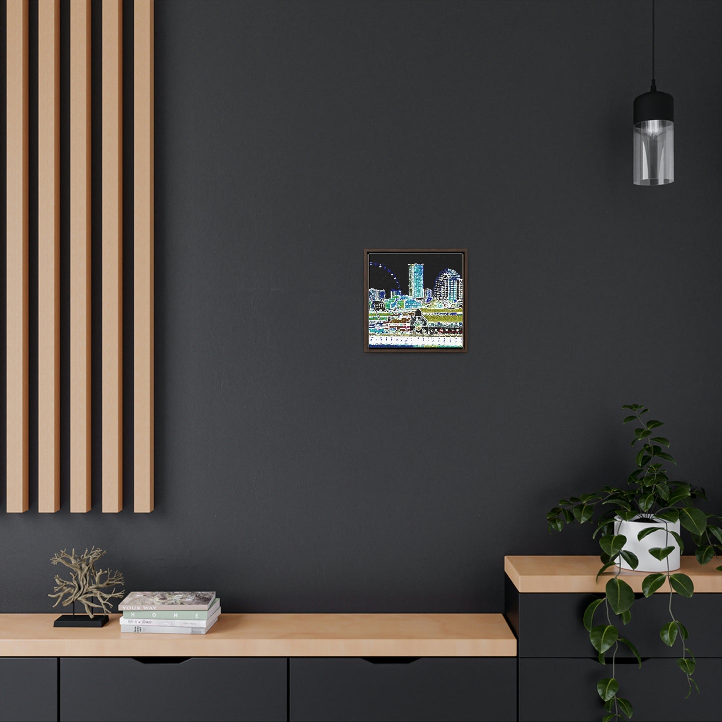 Gallery Canvas Wraps, Square Frame ... That Classic Wheel ... 'Seattle's Wheel' ... & Old Classic Waterside Vendors ...  'Family Archives' ... Original Works ...