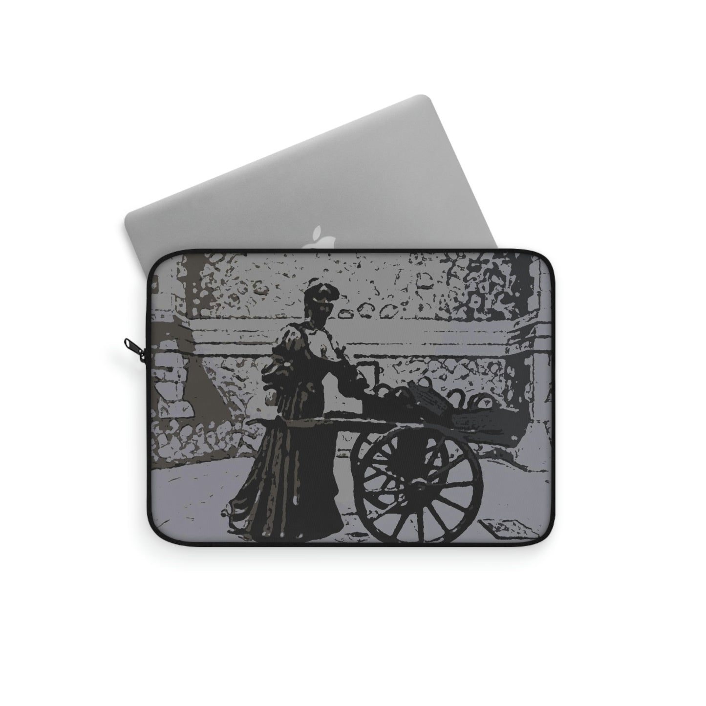 Laptop Sleeve ... Dublin's "Molly Malone Along Grafton Street" ... Cryin' Cockels & Muscles Alive-Alive-Oh ... Circa 2003 ... Original Works ...