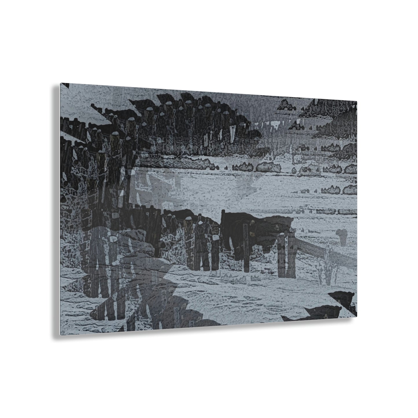 Acrylic Prints ... A Quiet Morning ... "Along The Red River & Nature Preserve Plateau" ... Jan23 ... Original Works ...