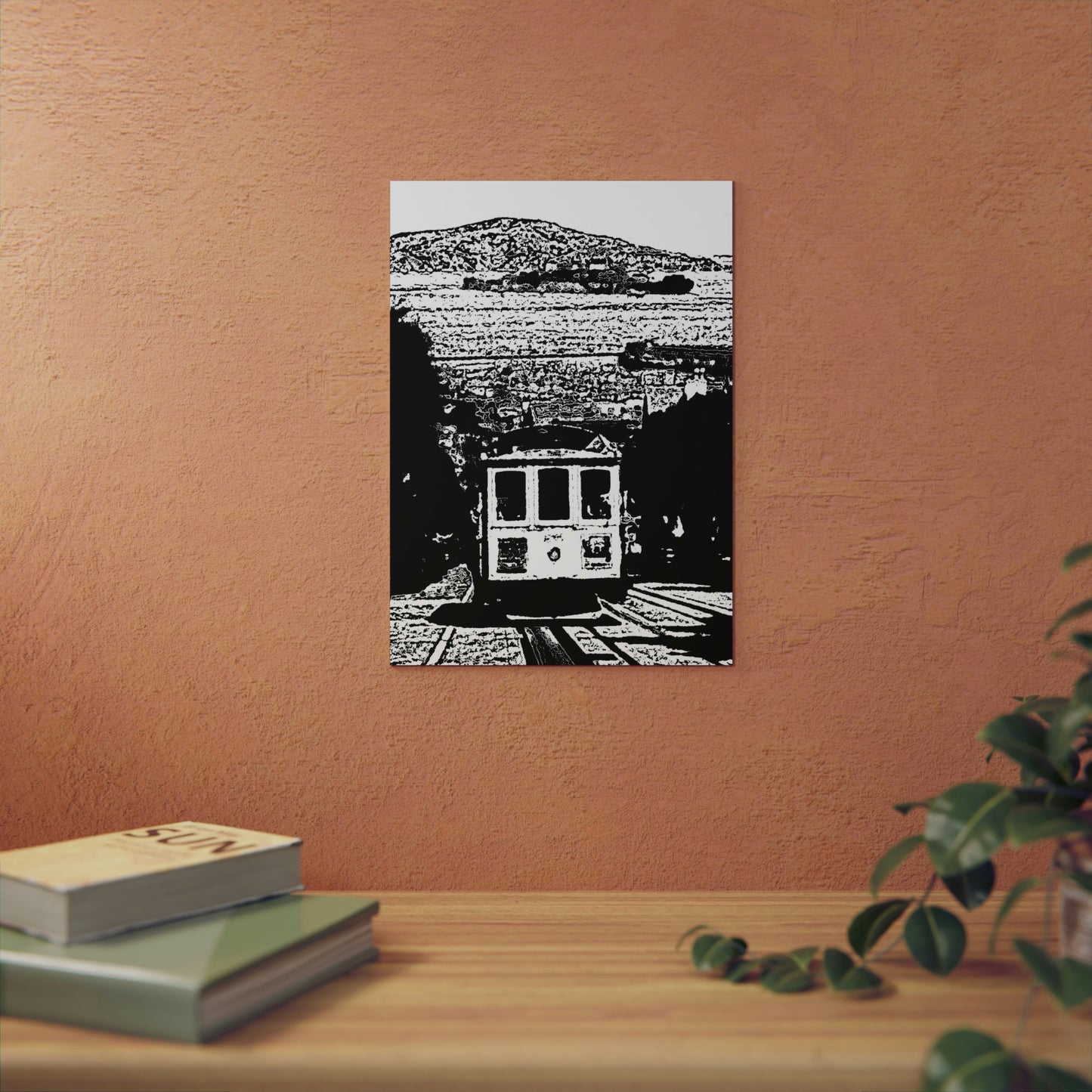Aluminum Composite Panels ... San Francisco_2 ... 'A Rice-A-Roni-Treat' ... Family Archives ... Cable Car Descends Hill Towards Alcatraz Island ... Original Works ...