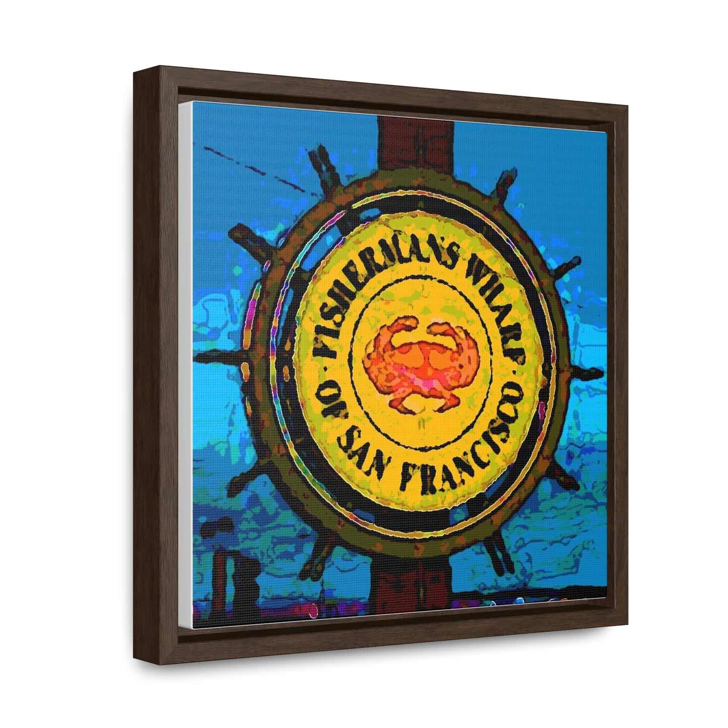 Gallery Canvas Wraps, Square Frame ...  "No.9 Fishermen's Grotto - Fishermen's Wharf, SF, California" ... Family Archives: 1970's ... Original Works ...